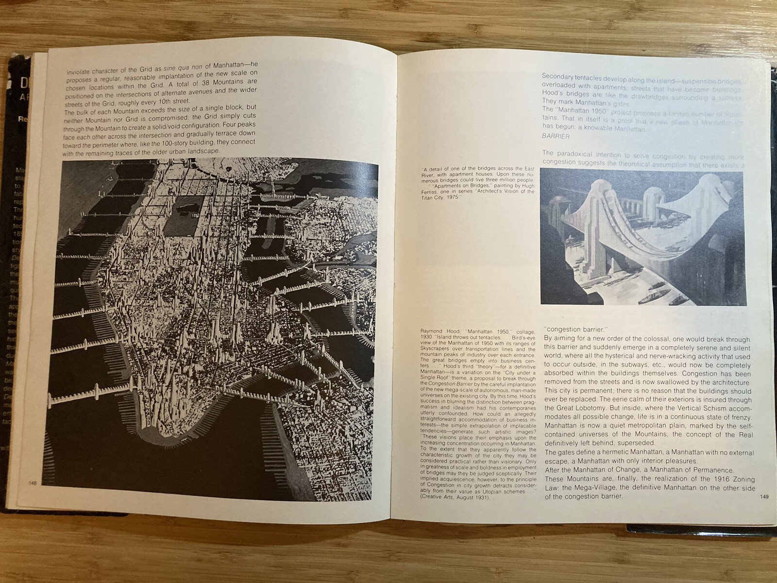 Delirious New York. FIRST EDITION. 1978. Hardcover. Rem Koolhaas.