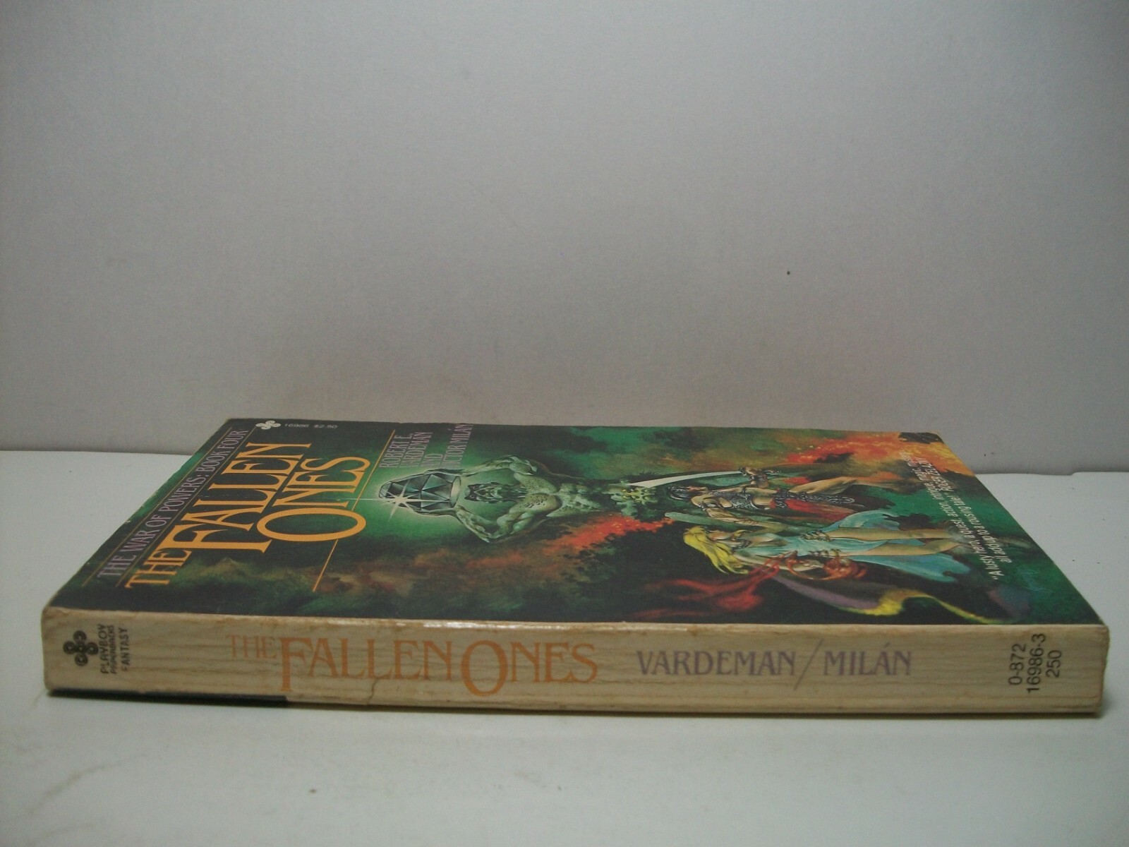 The Fallen Ones (War of Power Book #4) by Vardeman / Milan (PB, 1982, Playboy)