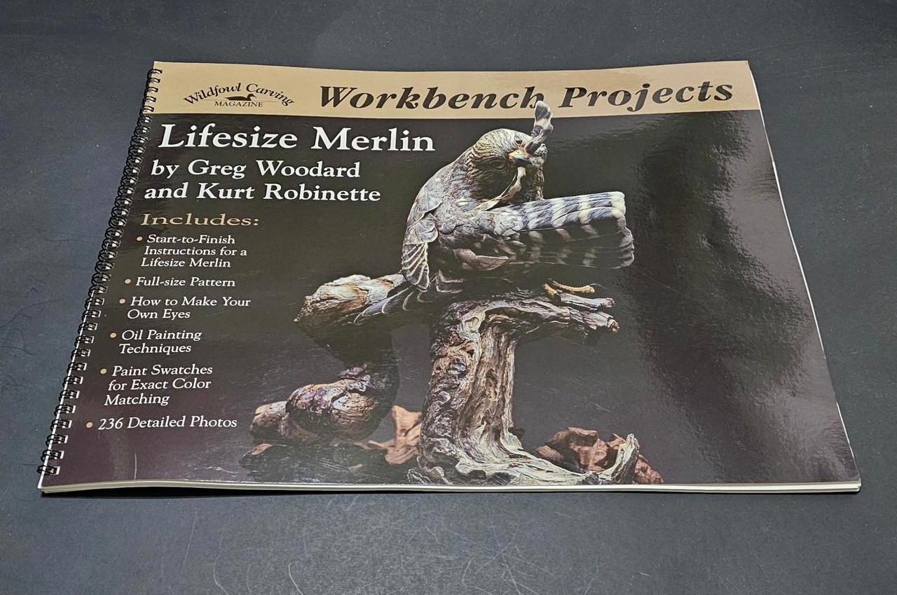 Wildfowl Carving Magazine Workbench Projects Lifesize Merlin How-To Book