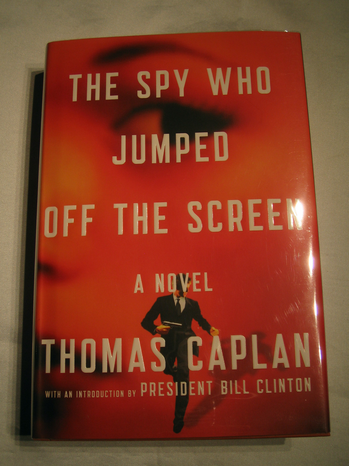 The Spy Who Jumped Off The Screen by Thomas Caplan SIGNED 1st/1st 2012 HCDJ