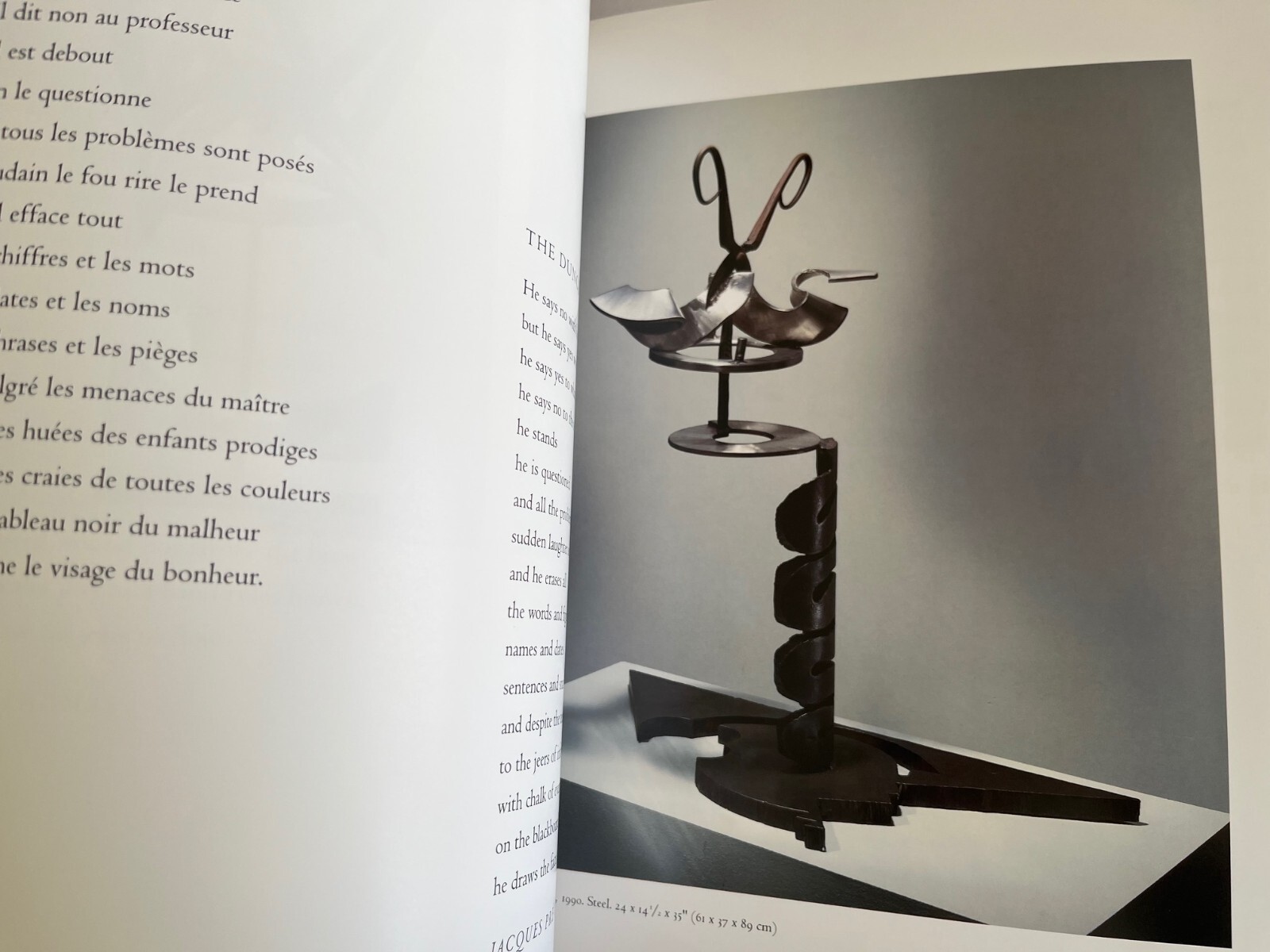 MARK DI SUVERO ~SIGNED ~ Open Secret : Sculpture 1990-92, art book