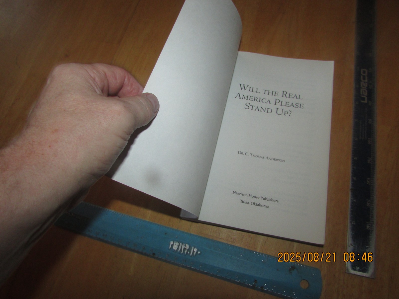 Will the Real America Please Stand Up? by Dr. C. Thomas Anderson (2011, Trade Pa