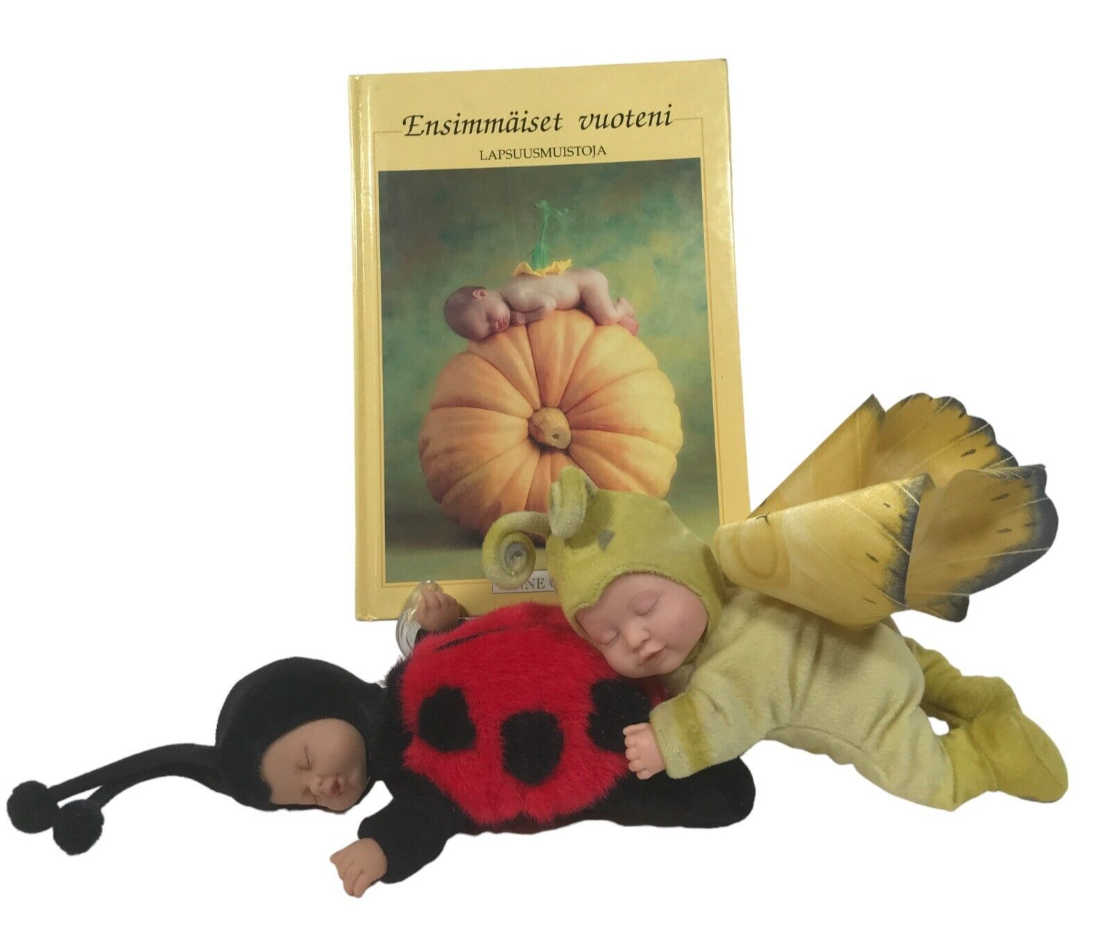 1998 Ensimmäiset Vuoteni Lapsuusmuistoja Valokuvat Anne Geddes Baby Book 2 Plush