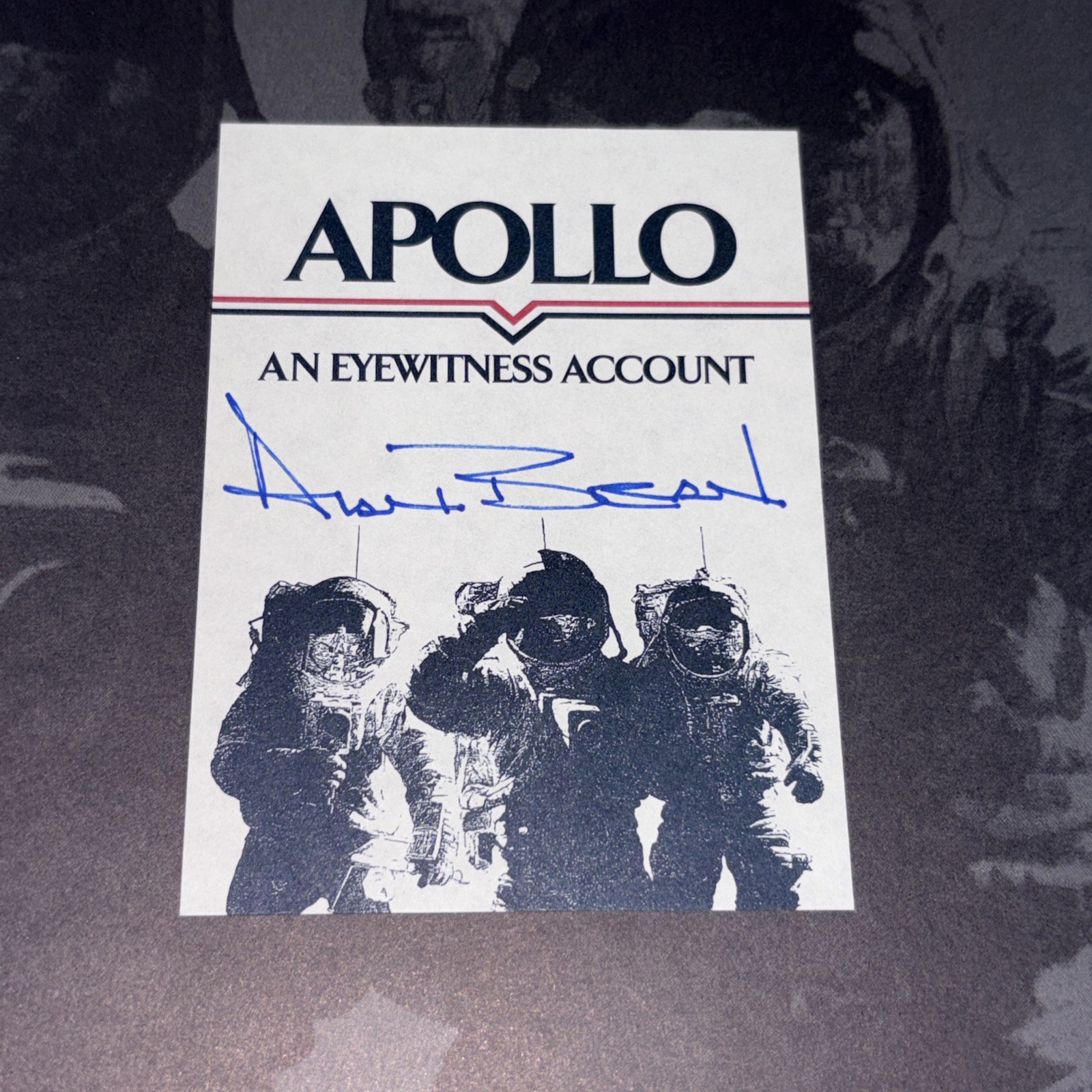1st Edition Signed By Alan Bean Astronaut Apollo Eyewitness Moonwalker Hardcover