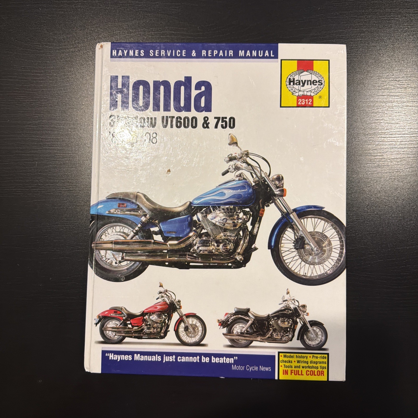 Honda Shadow VT600 And 750 : ’88 To ’08 by Max Haynes (2009, Hardcover)
