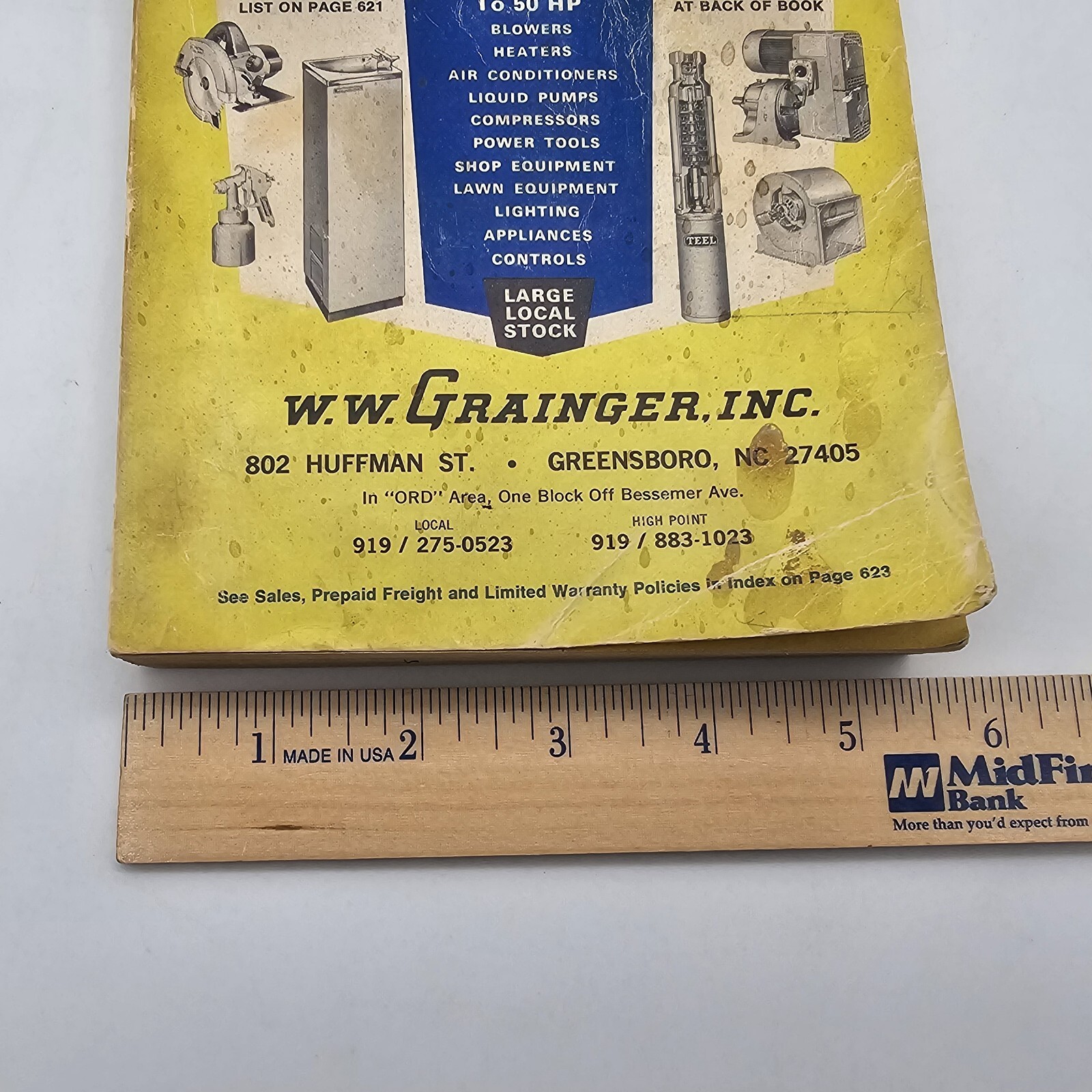 Grainger’s Summer 1975 Wholesale Net Price Motorbook No. 342 Greensboro, NC VTG
