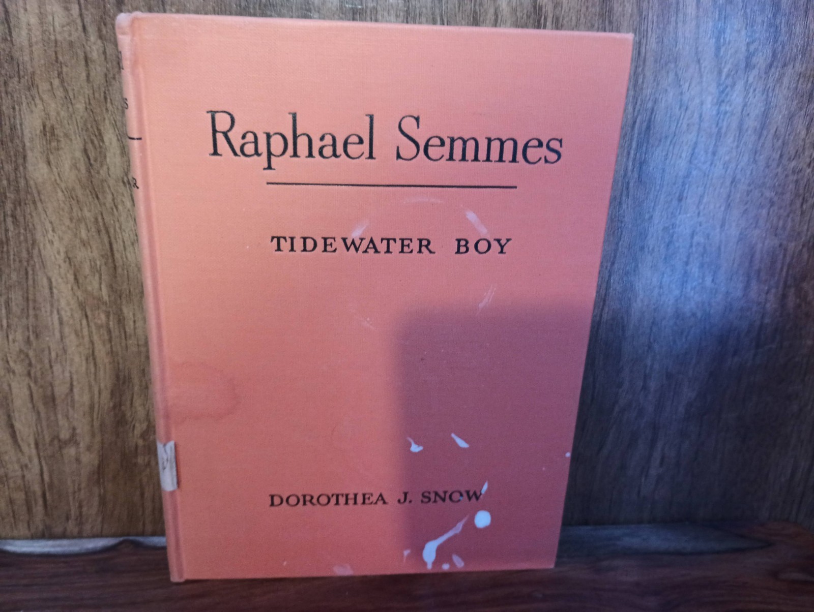 Tidewater Boy Raphael Semmes HC Bobbs‑Merrill Regional Maritime Fiction Ex‑Libra