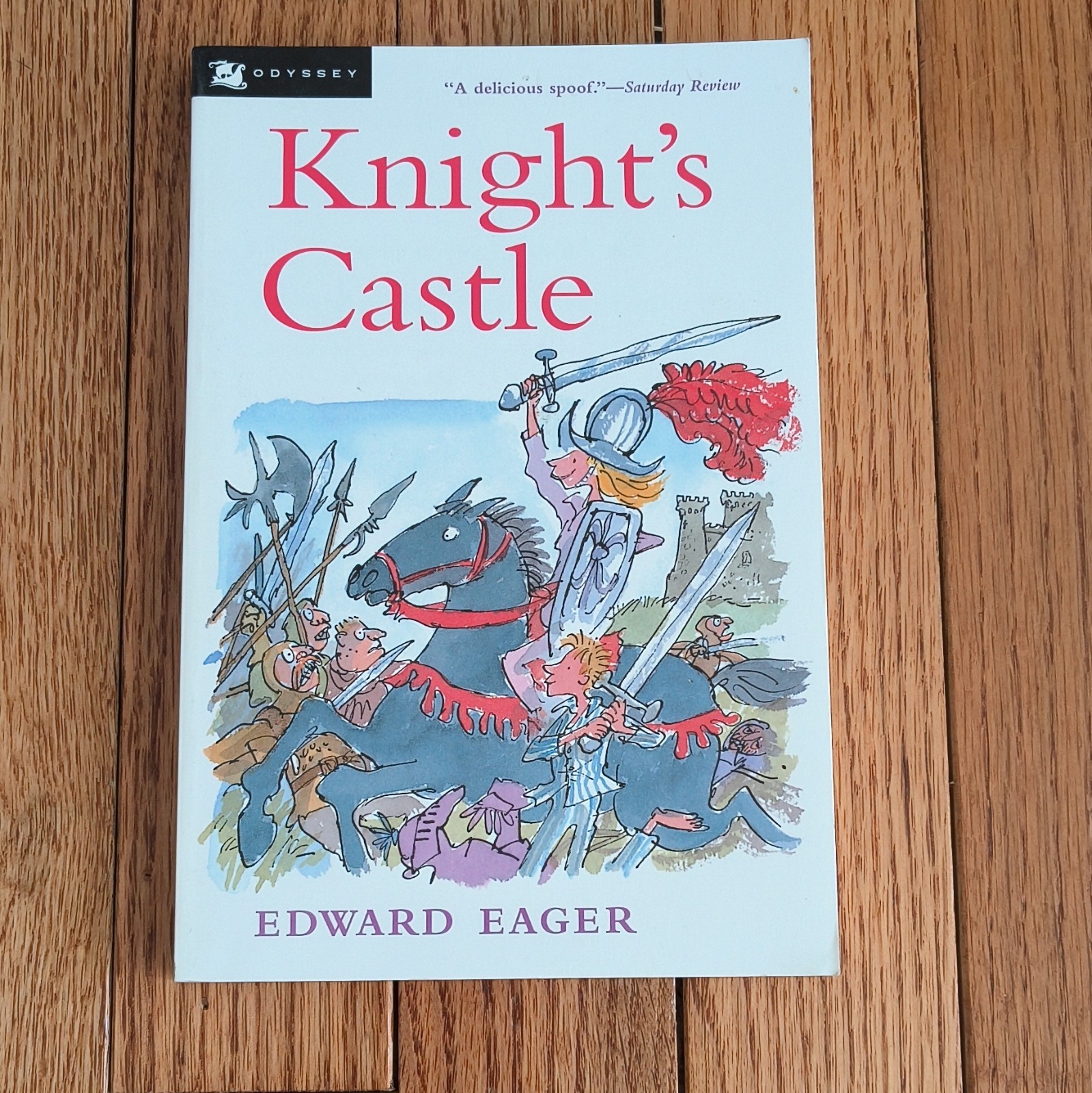 Edward Eager Knight’s Castle PB Harcourt Brace 1999 Odyssey Classics Bodecker