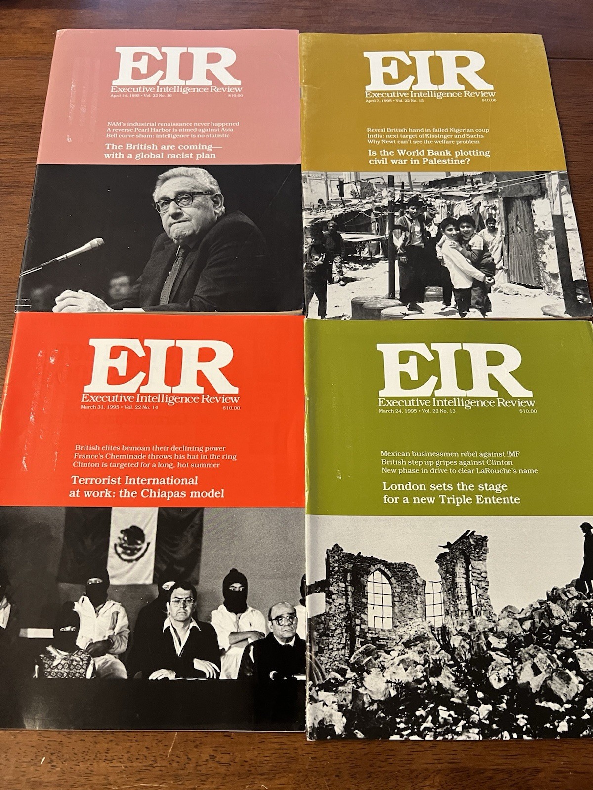 EIR Executive Intelligence Review 51 Issues 1995