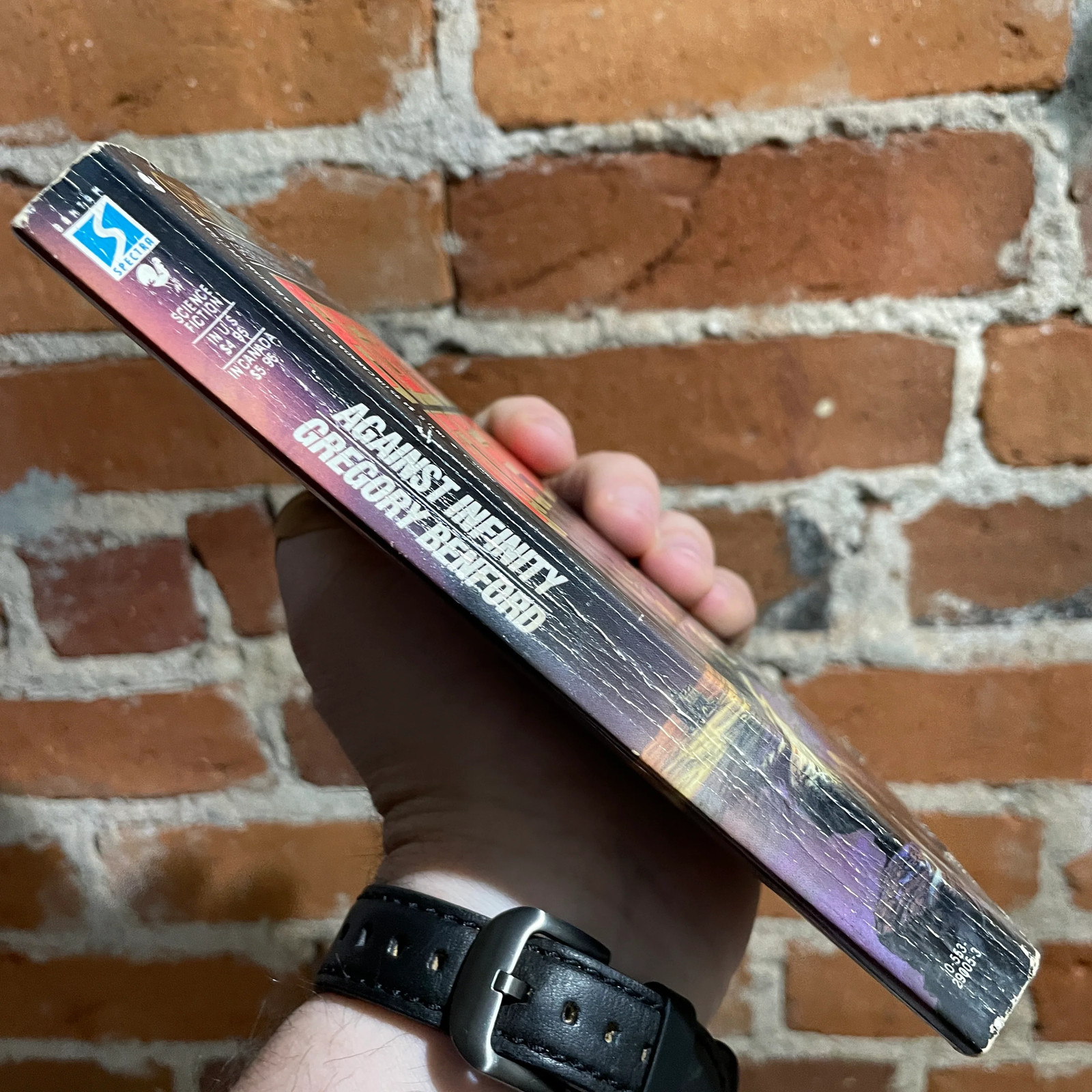 Against Infinity – Gregory Benford – 1991 Bantam Books Paperback – Bob Eggleton
