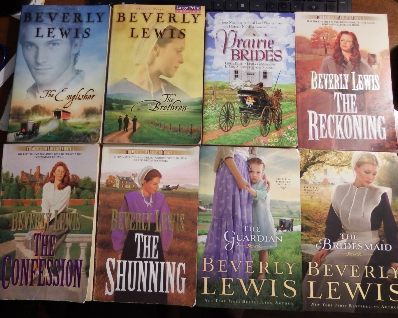 lot of 8 Beverly Lewis PB Novels EXC condition – lot #5
