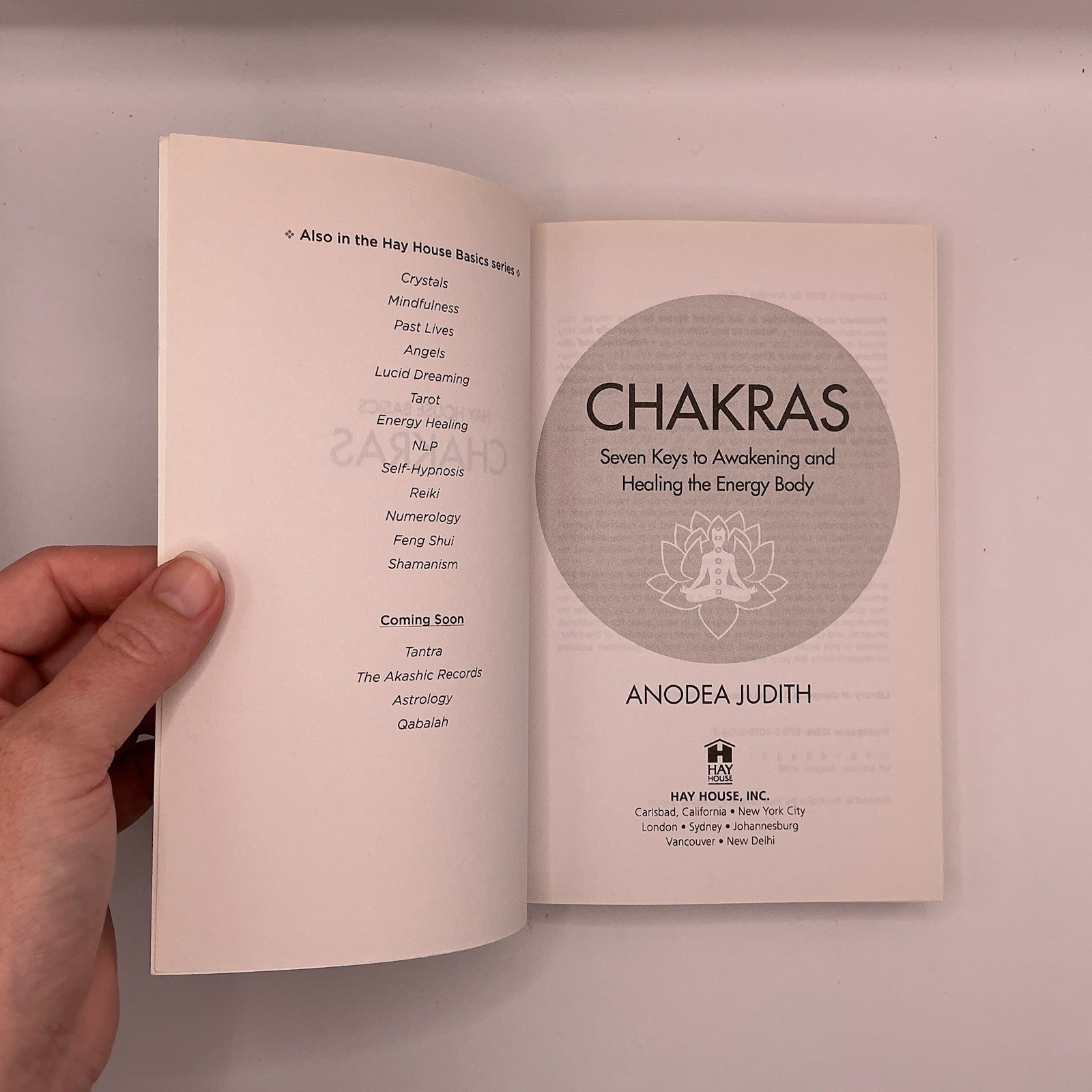 Anodea Judith Chakras First Edition August 2016 Published By Hay house New Pb