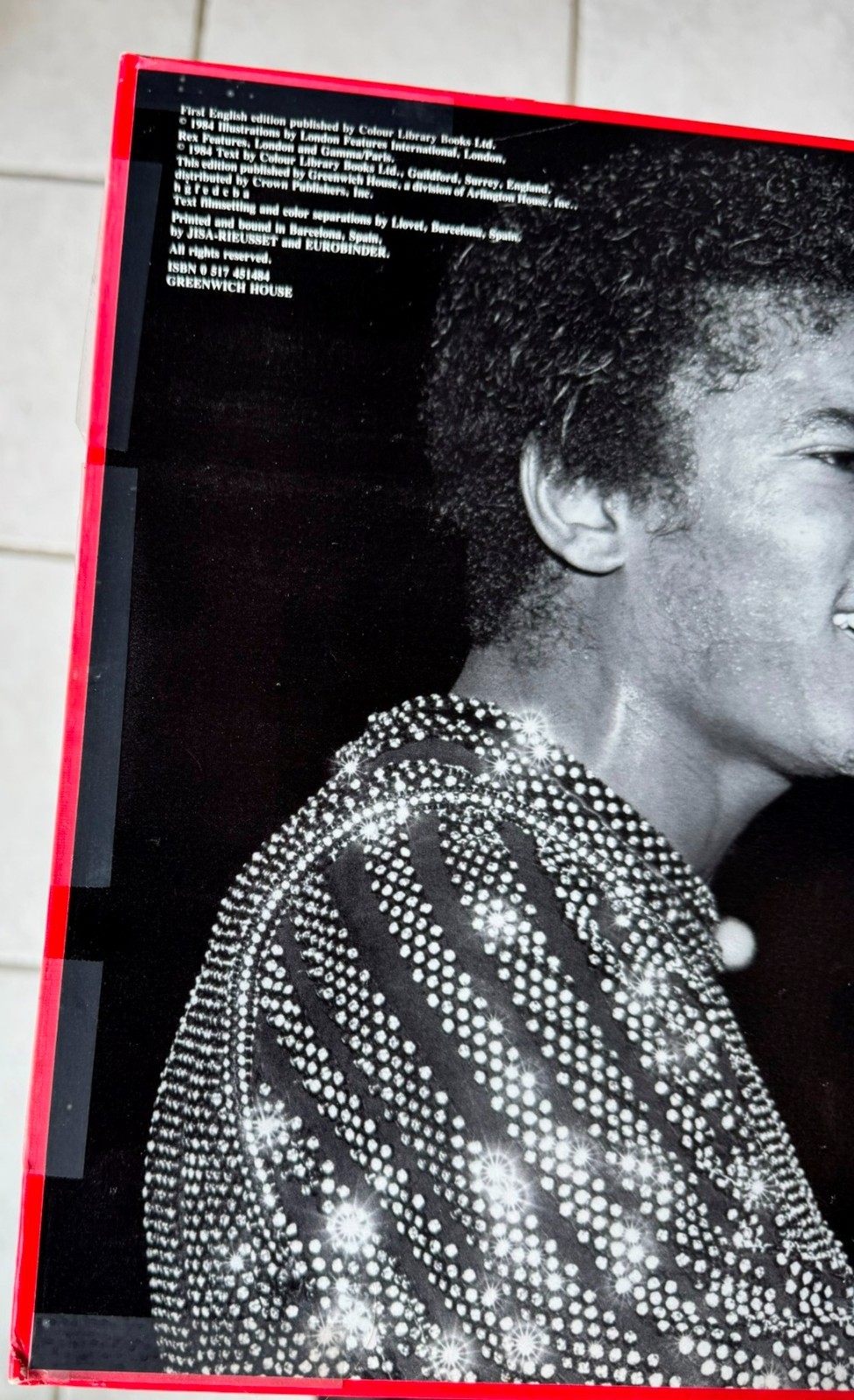 MICHAEL JACKSON hardcover STEWART REGAN Greenwich House 1984 w/o dust jacket