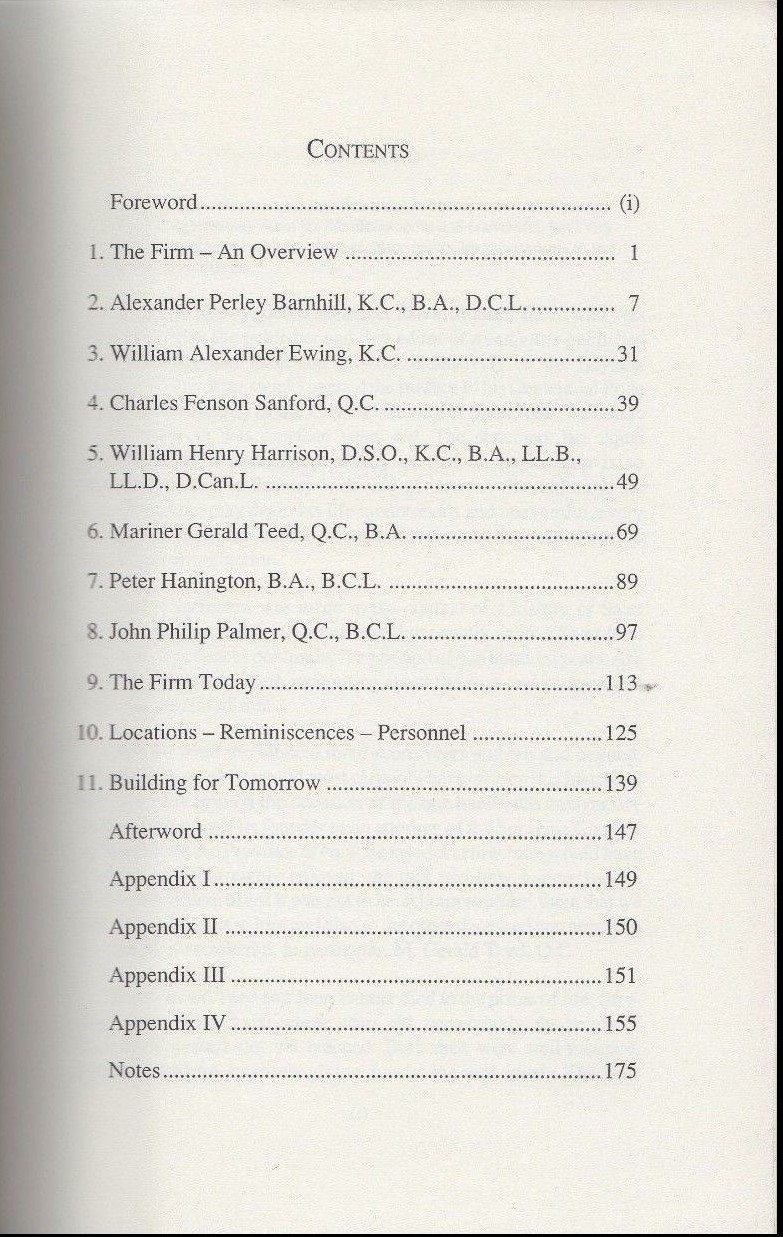 Saint John N B Law Firm-Canada History-100Yrs Practice Law-Signed