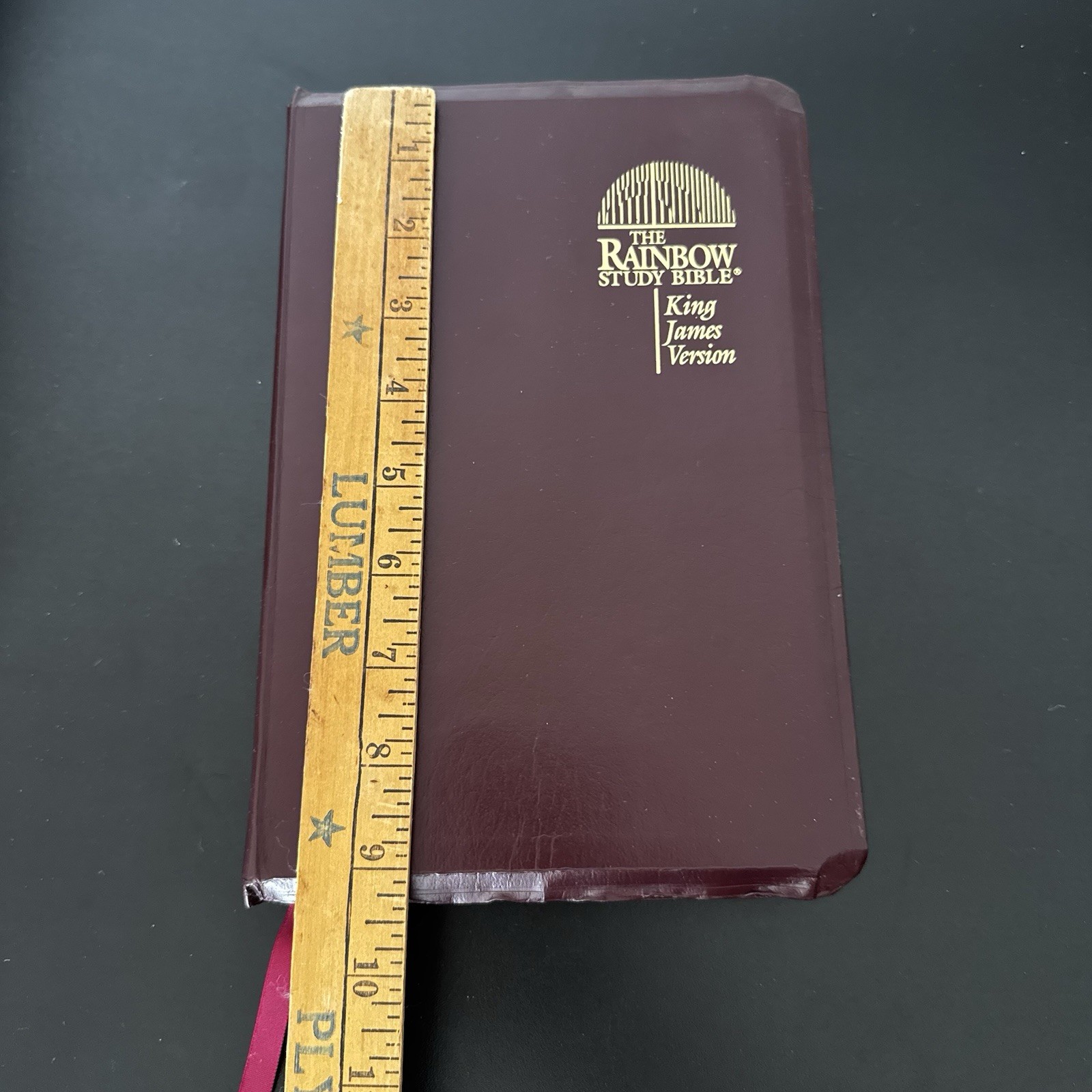 The Rainbow Study Bible, Bold Letter Edition – King James Version 1992 Burgundy