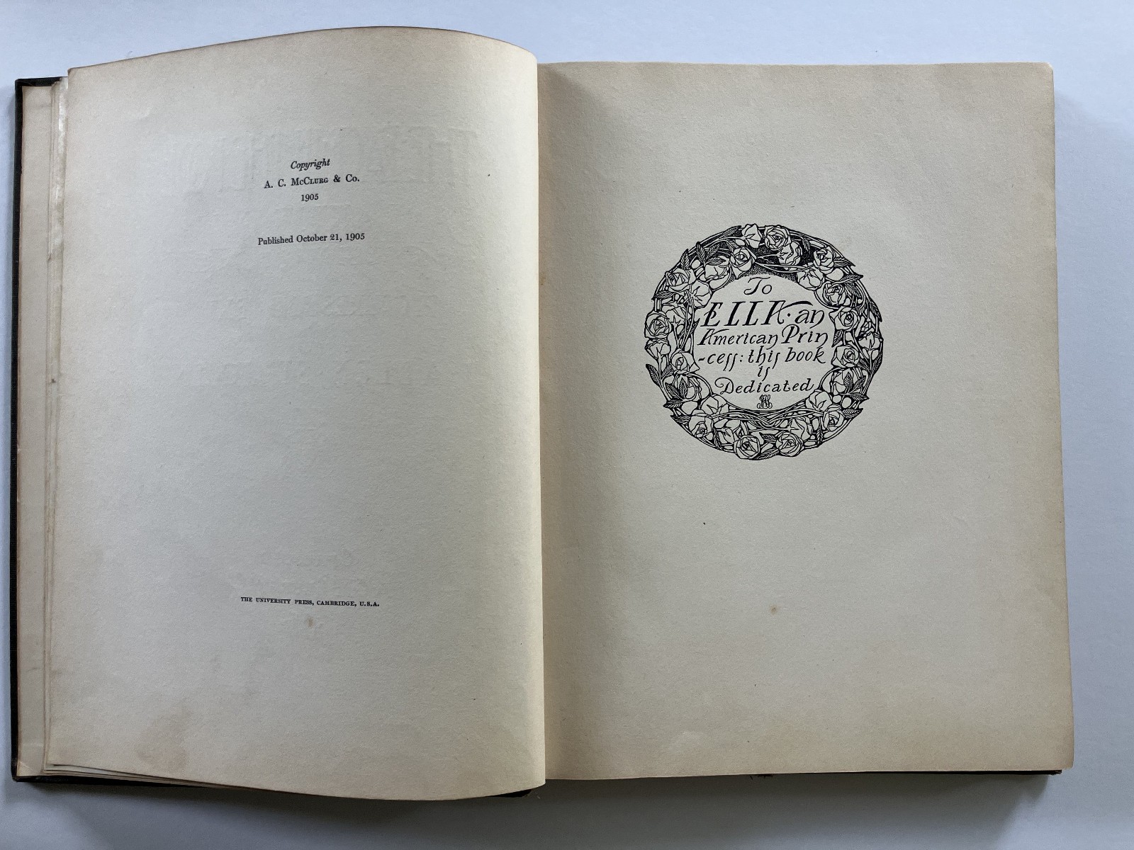 The Face In The Pool: A Faerie Tale, J. Allen St. John, 1st Ed, 1905, Signed