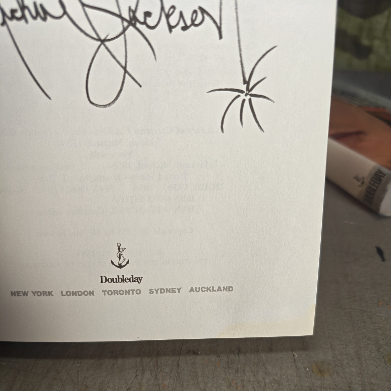 Moon Walk by Michael Jackson first edition signed Book
