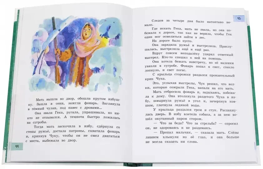 Аркадий Гайдар: ДРУЗЬЯ-ПРИЯТЕЛИ: ЧУК И ГЕК. ГОЛУБАЯ ЧАШКА / Russian kids book