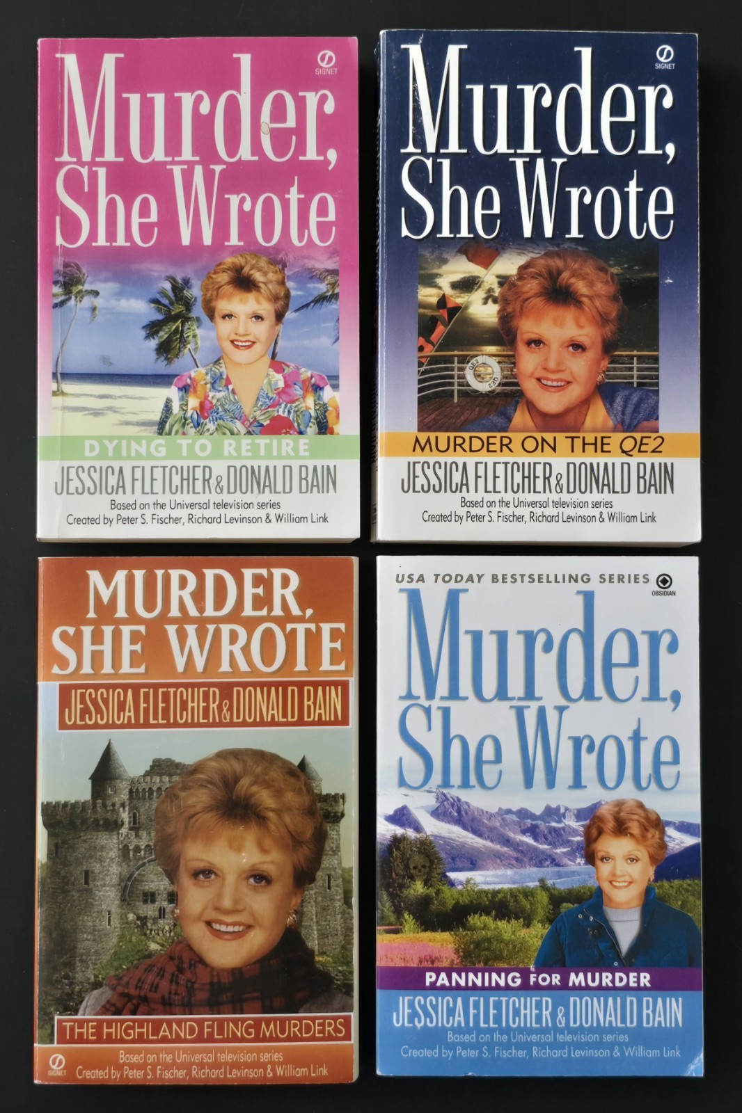 Murder She Wrote Book Lot 14 Paperback Mystery Jessica Fletcher 8 First Printing
