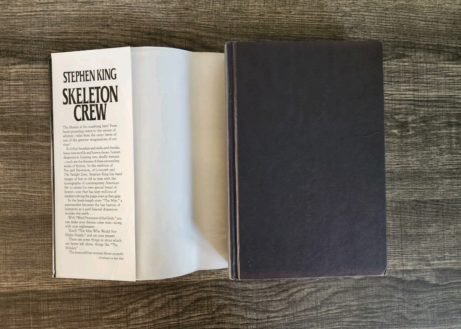 Stephen King SKELETON CREW Hardcover Book Club Edition BCE Monkey Cover 1985