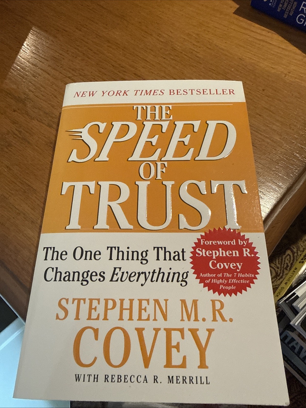 The Speed of Trust by Stephen M.R. Covey
