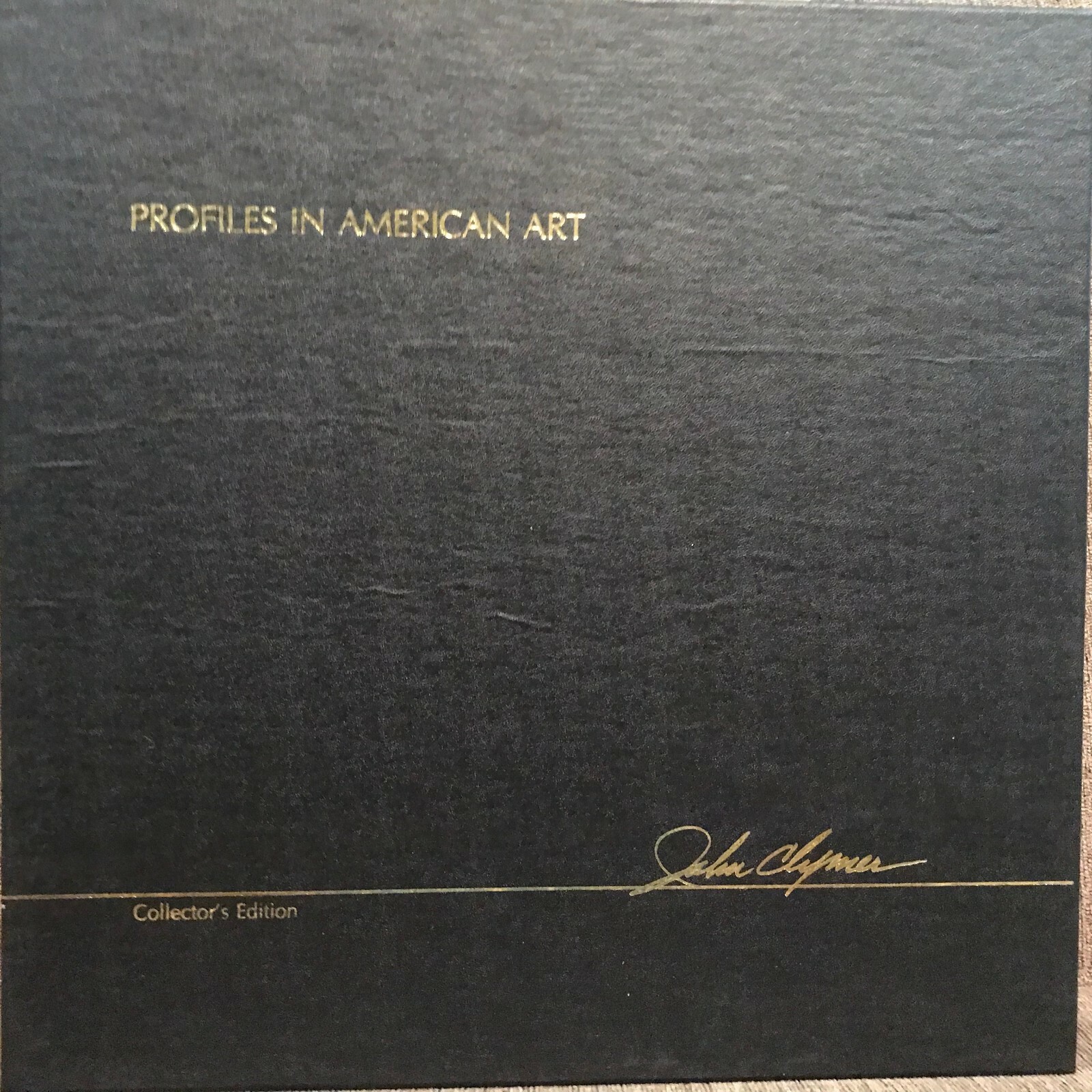 JOHN CLYMER 1979 LIM ED #38/100 SIGNED 2X W/BOX & VIDEO PROFILES AMERICAN ART