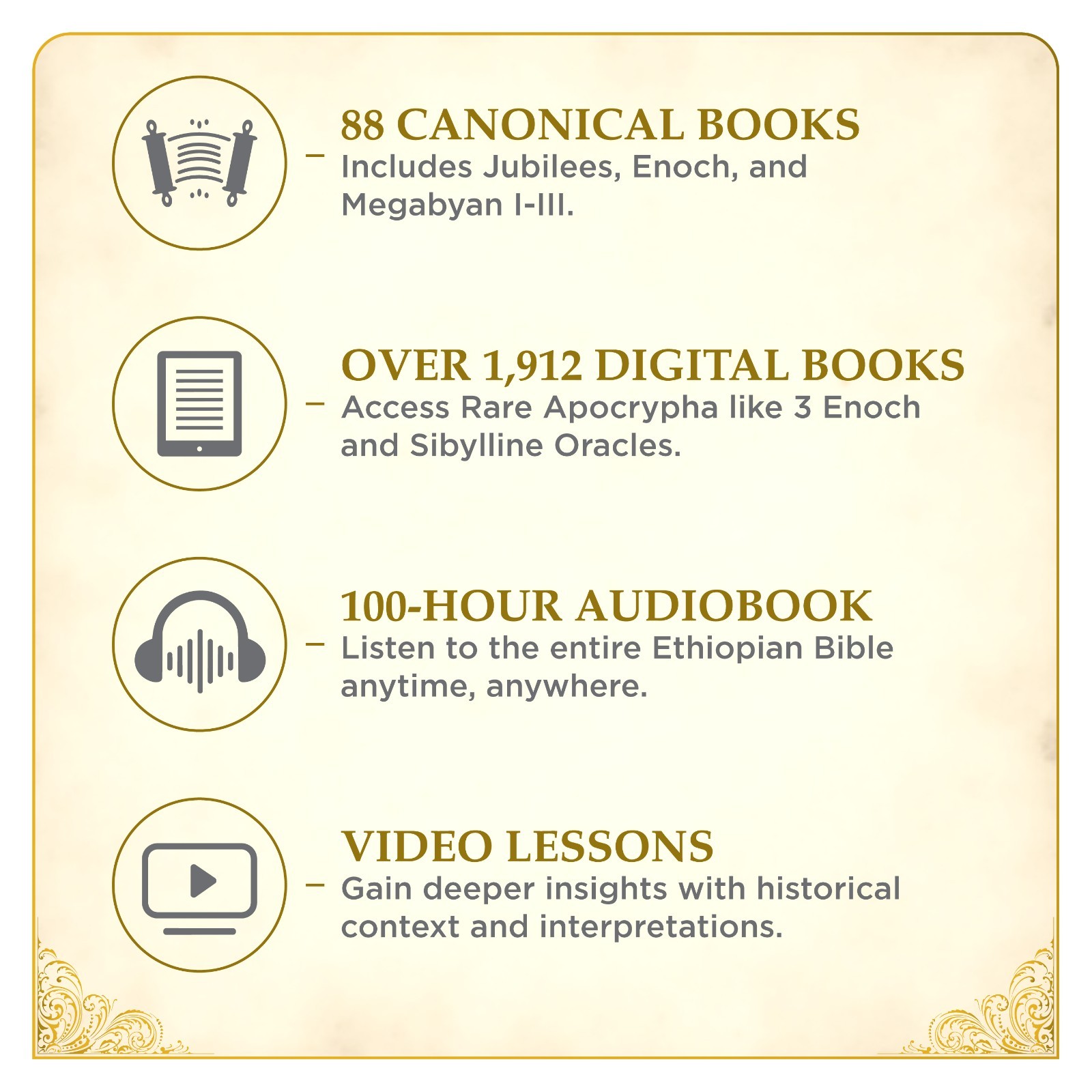 Large Print Legacy Edition, The Complete Ethiopian Bible by Asher Wilson