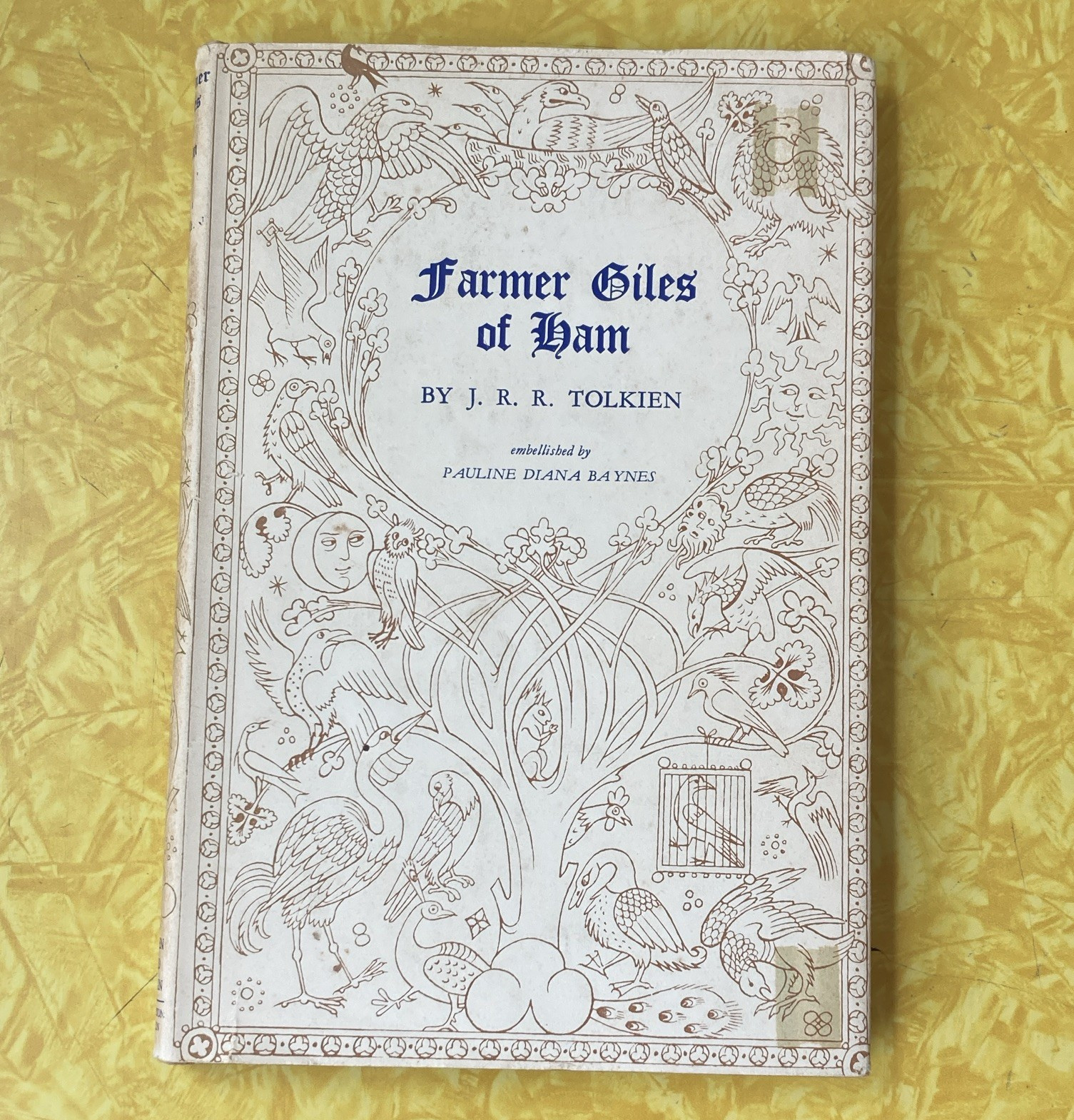 J.R.R. Tolkien Farmer Giles of Ham Hardcover Illustrated Pauline Baynes