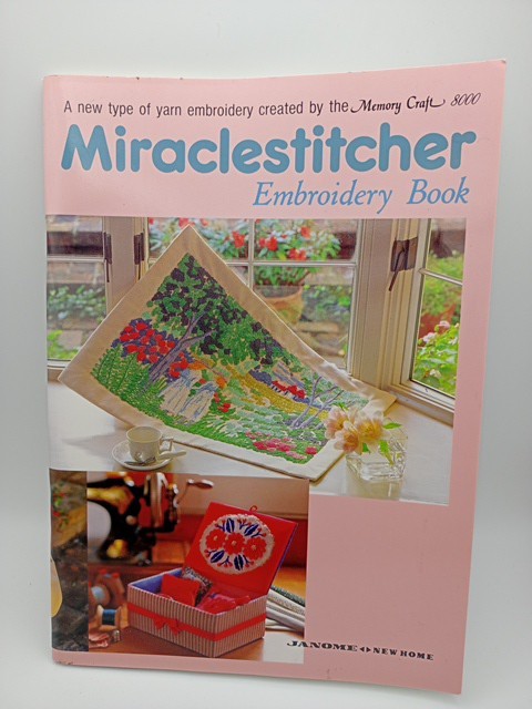 Janome Memory Craft 8000 Miraclestitcher Embroidery Book Patterns Retro Japan