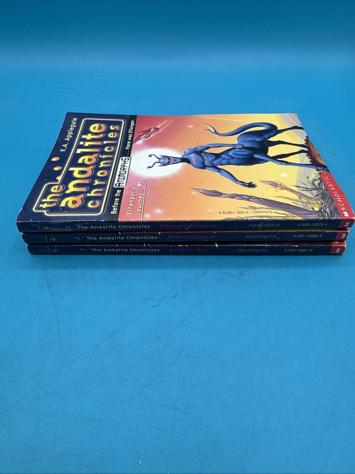 (ANIMORPHS, THE ANDALITE CHRONICLES, Trilogy ) By K A Applegate 1,2,3 Rare