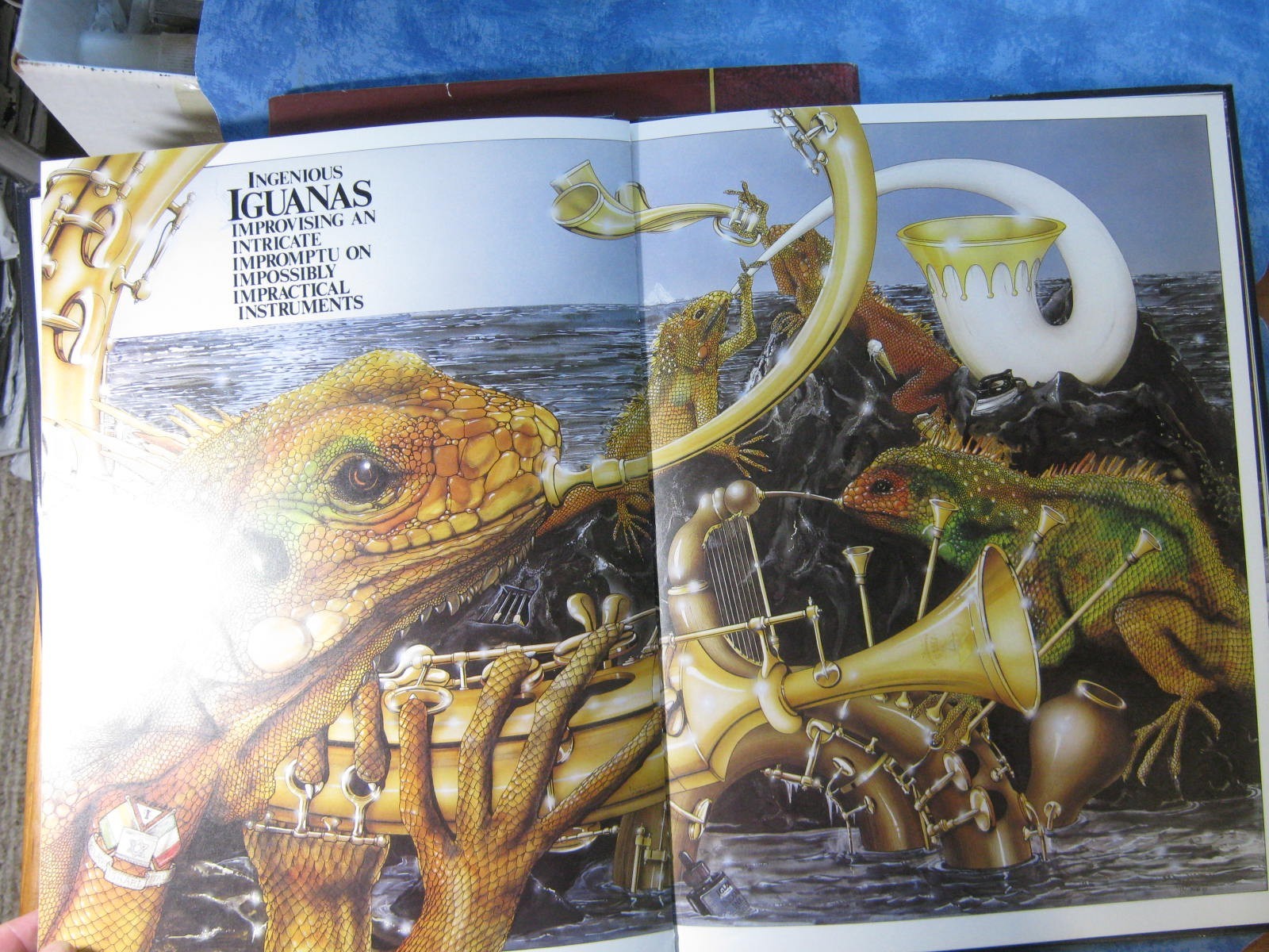 Lot of 2 Graeme Base ANIMALIA & THE ELEVENTH HOUR HCDJ 1989 Illustrated XLNT