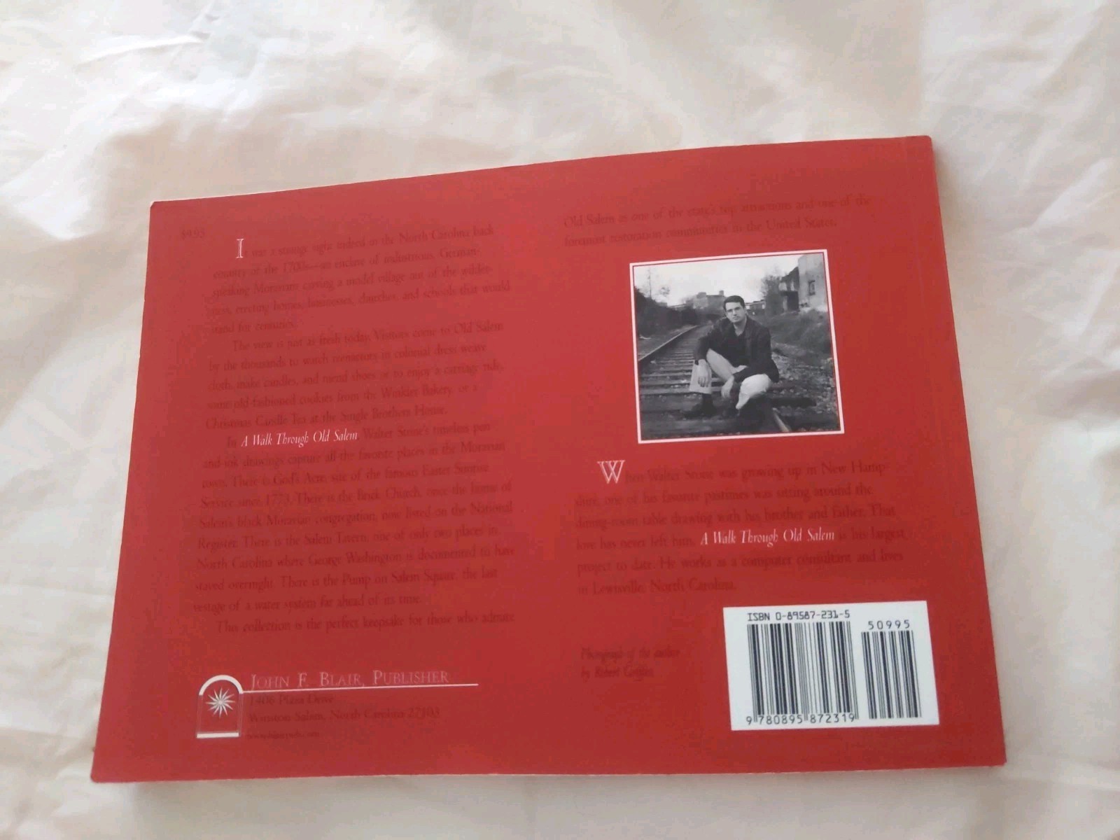 A Walk Through Old Salem Paperback By Walter Stone Winston NC North Carolina