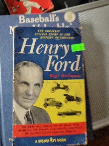 Henry Ford by Roger Burlingame Signet Pb 337 1st Pr. 1956