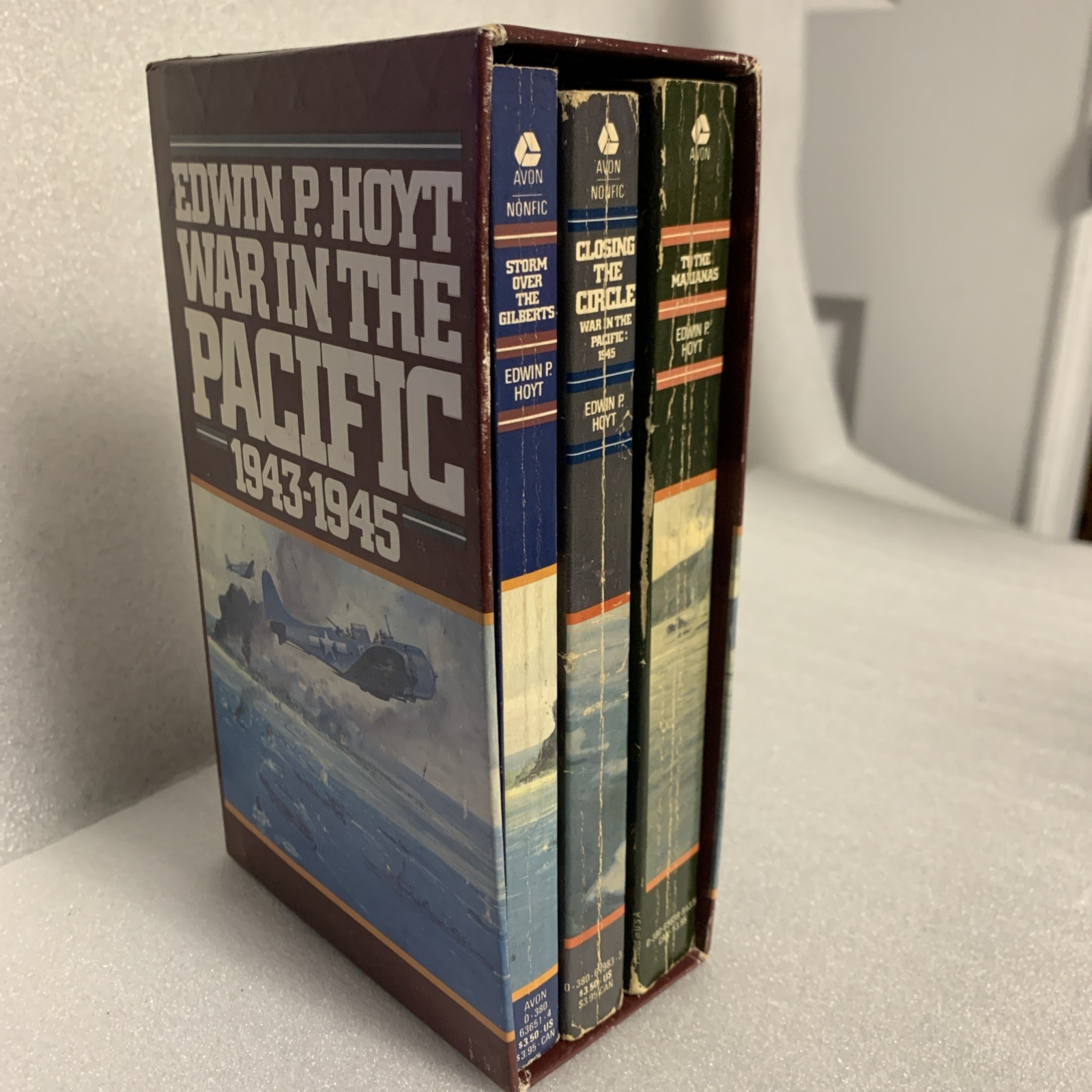 WWII lot of 3 nonfiction paperbacks by Edwin P. Hoyt War In The Pacific 1943-45