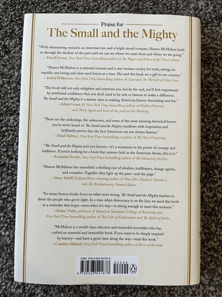 Small and the Mighty Hardcover First Ed First Print Brand New