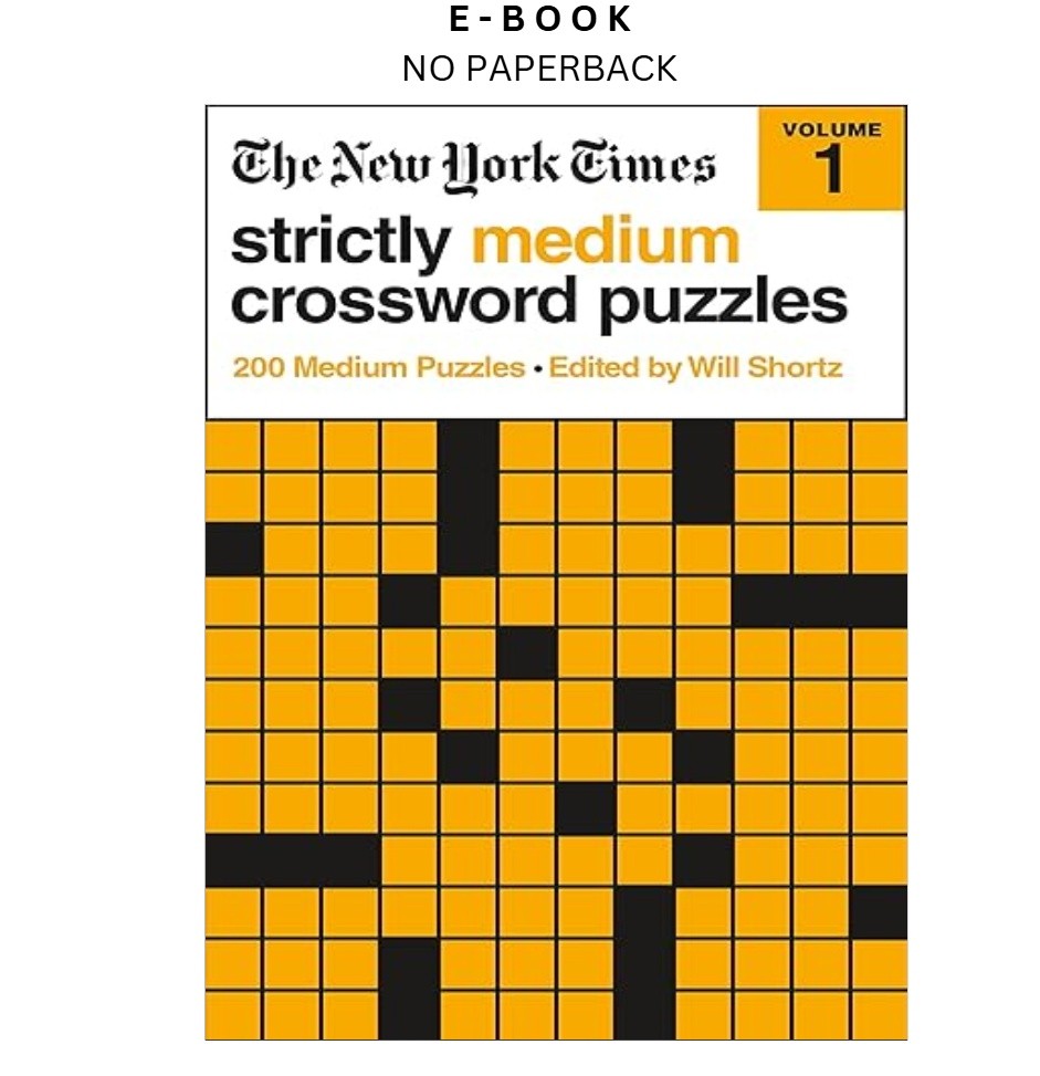 The New York Times Strictly Medium Crossword P, The New York Times 2021