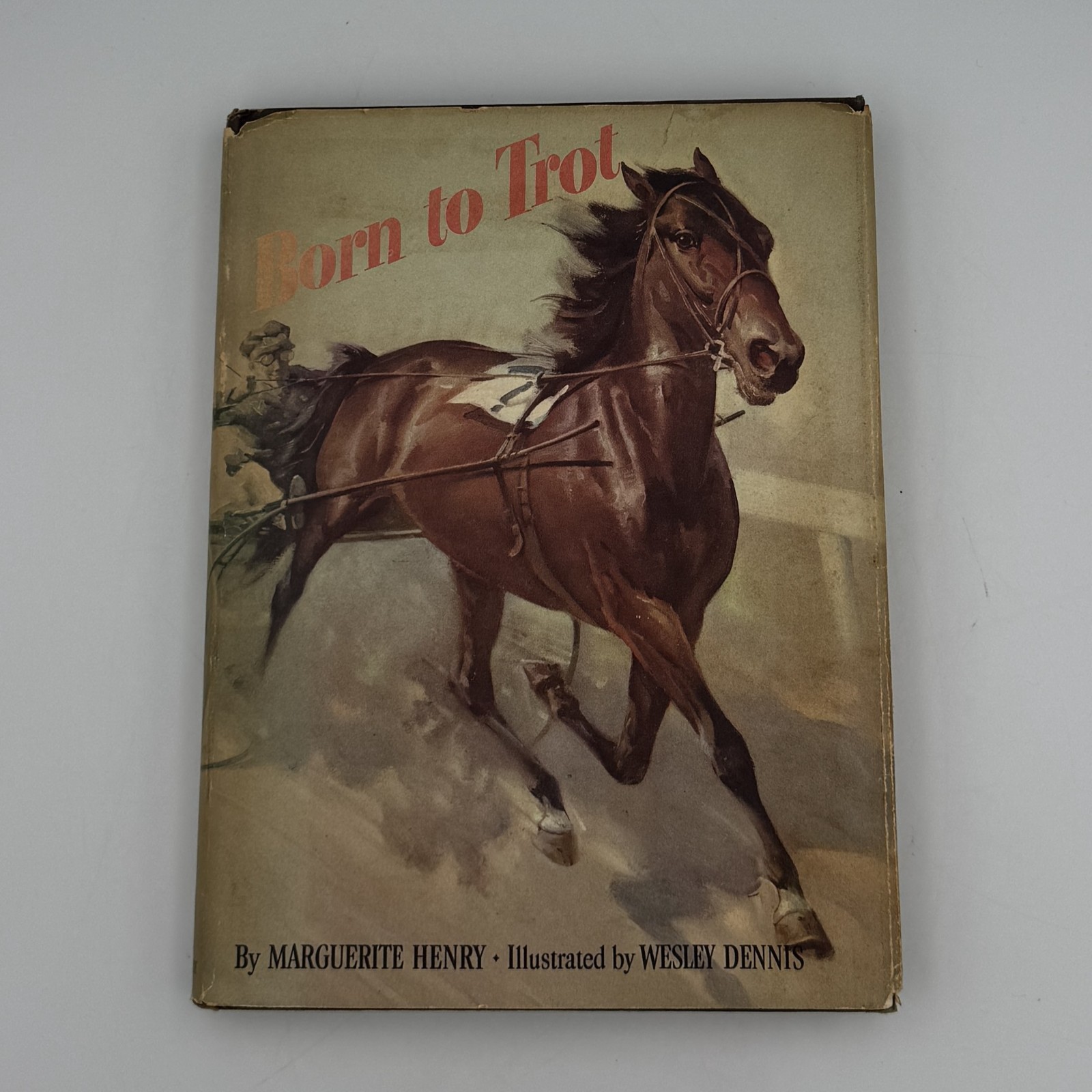 Born to Trot by Marguerite Henry Edition E 1956 HCDJ Flat Signed