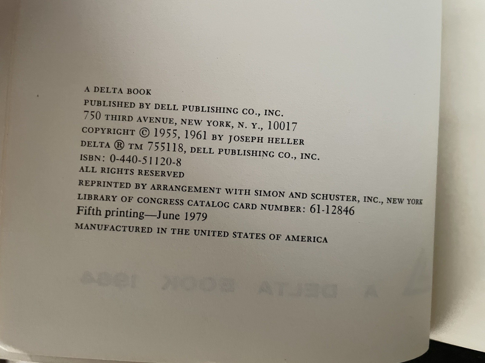 SIGNED Joseph Heller Catch-22 (5th Printing 1979)