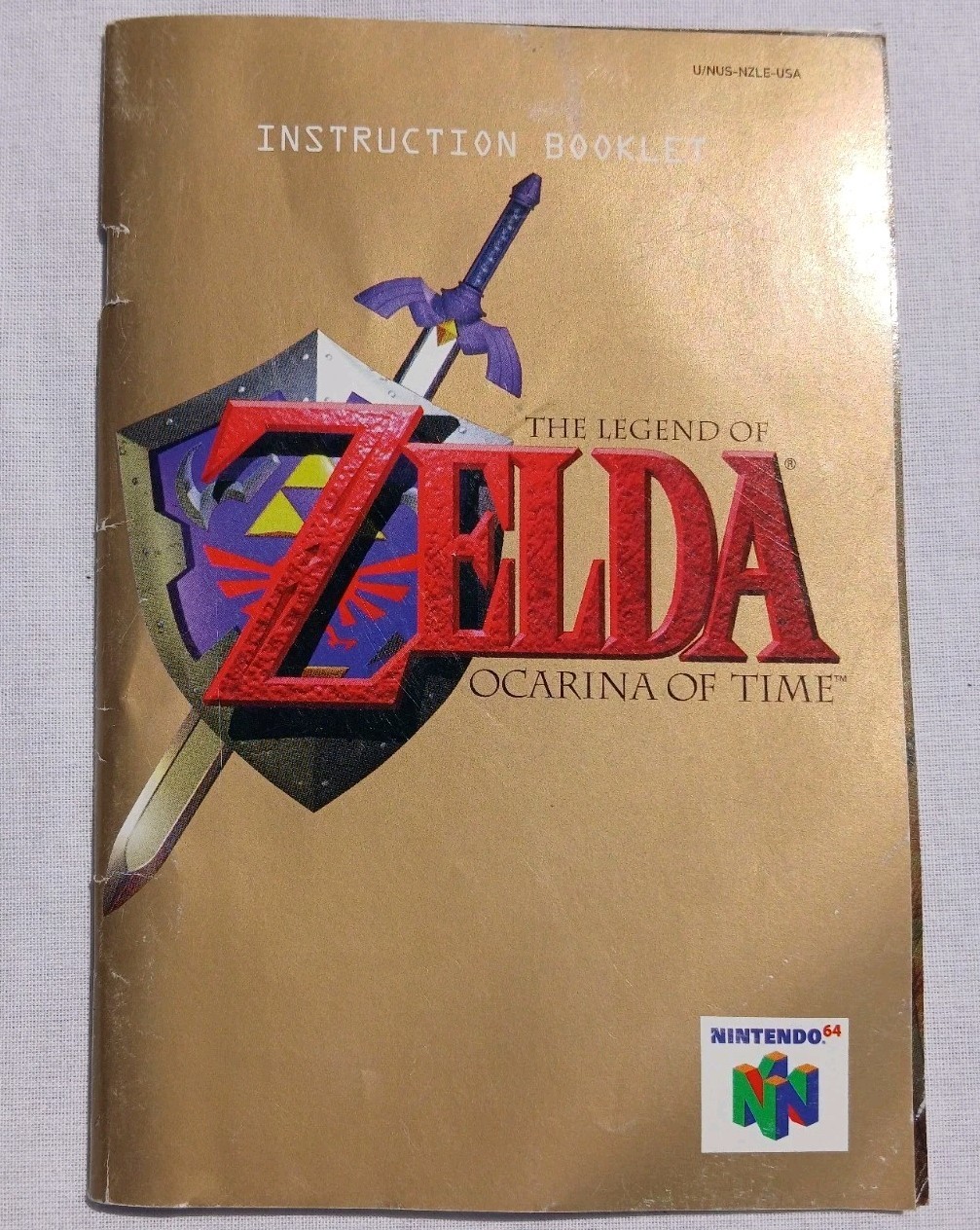 The Legend Of Zelda Ocarina Of Time Nintendo 64 Instruction Booklet Manual
