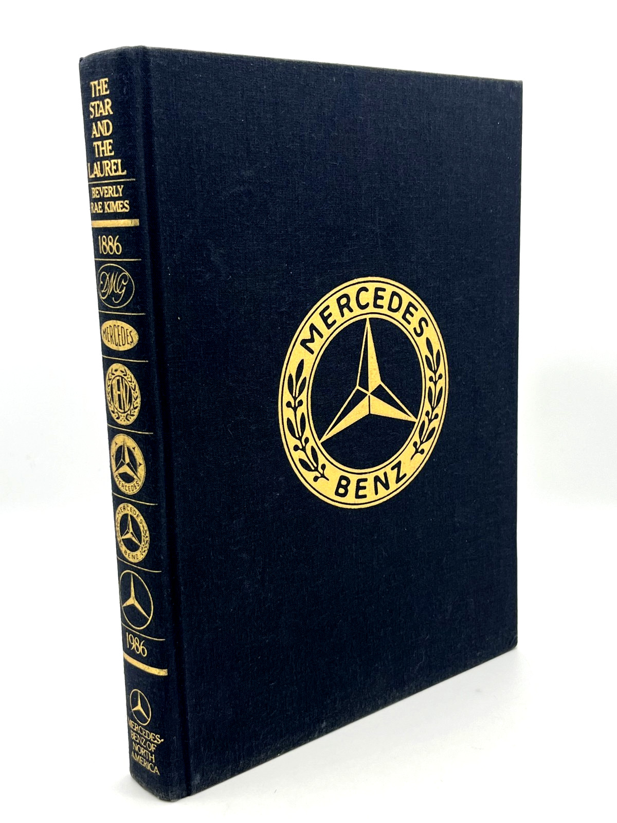 1986 1st ED HC The Laurel and the Star Mercedes History SIGNED by JOHN FITCH!