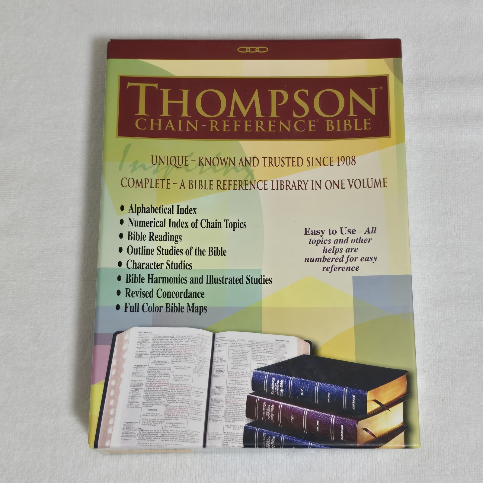 Thompson Chain Reference Bible KJV 5th Improved Ed 2014 Black Kirvella Kirkbride