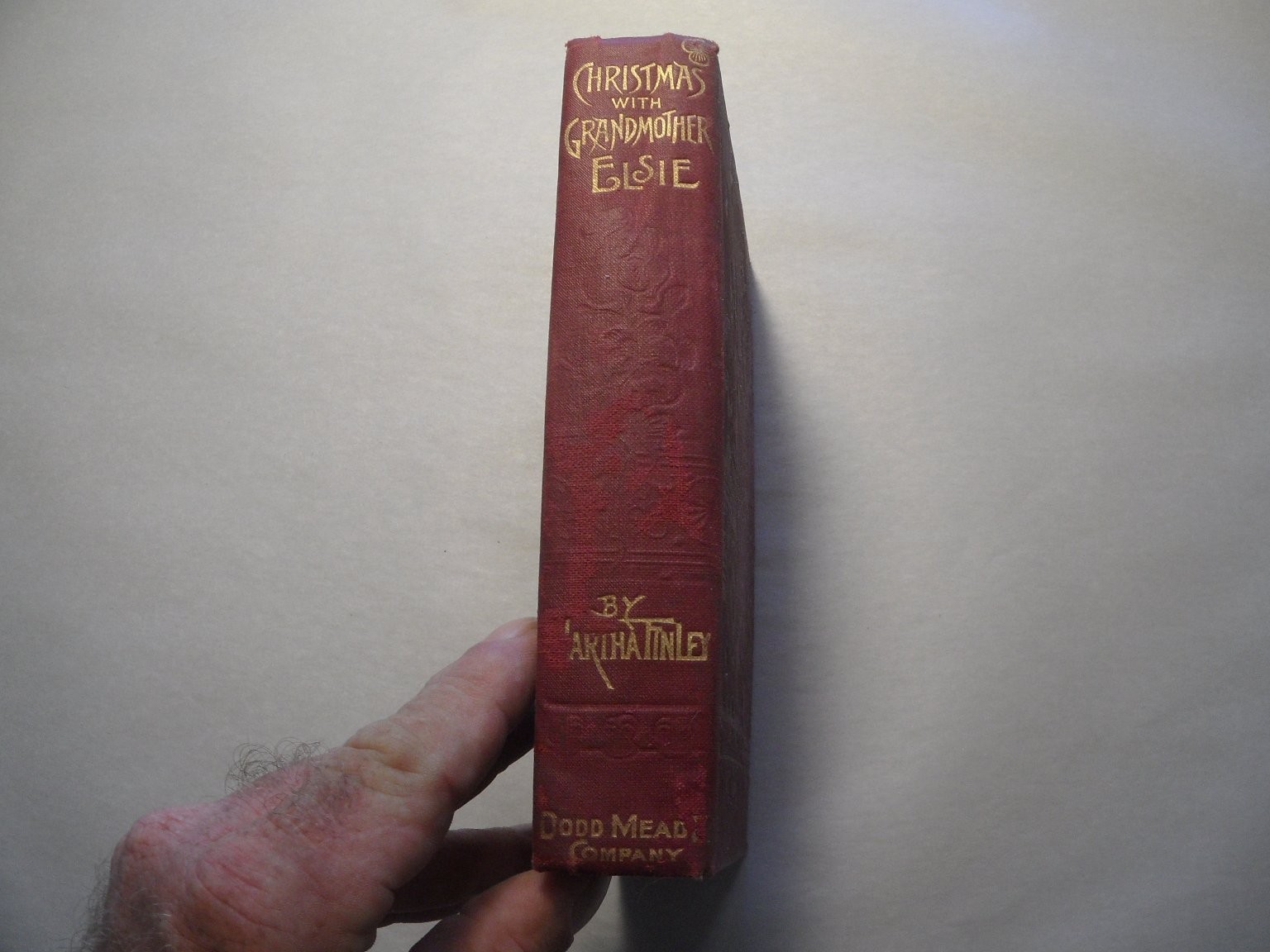 Christmas With Grandma Elsie Martha Finley 1888 Vintage Hardcover Dodd Mead