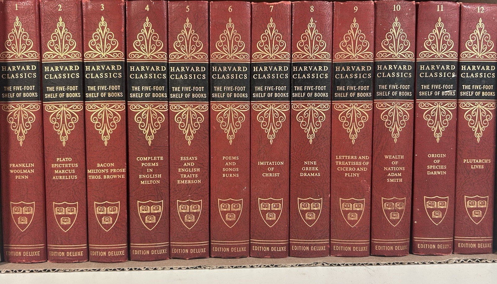 Harvard Classics The Five-Foot Shelf of Books 1963 Choose Your Titles