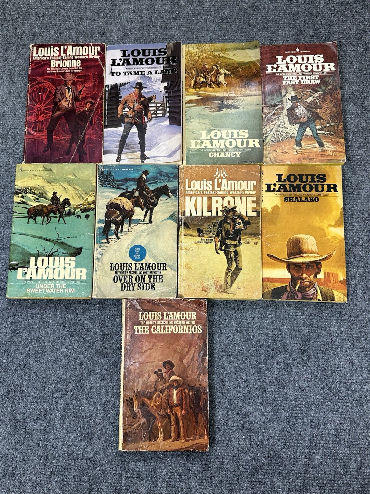 Louis L’amour Lot Of 9 Books