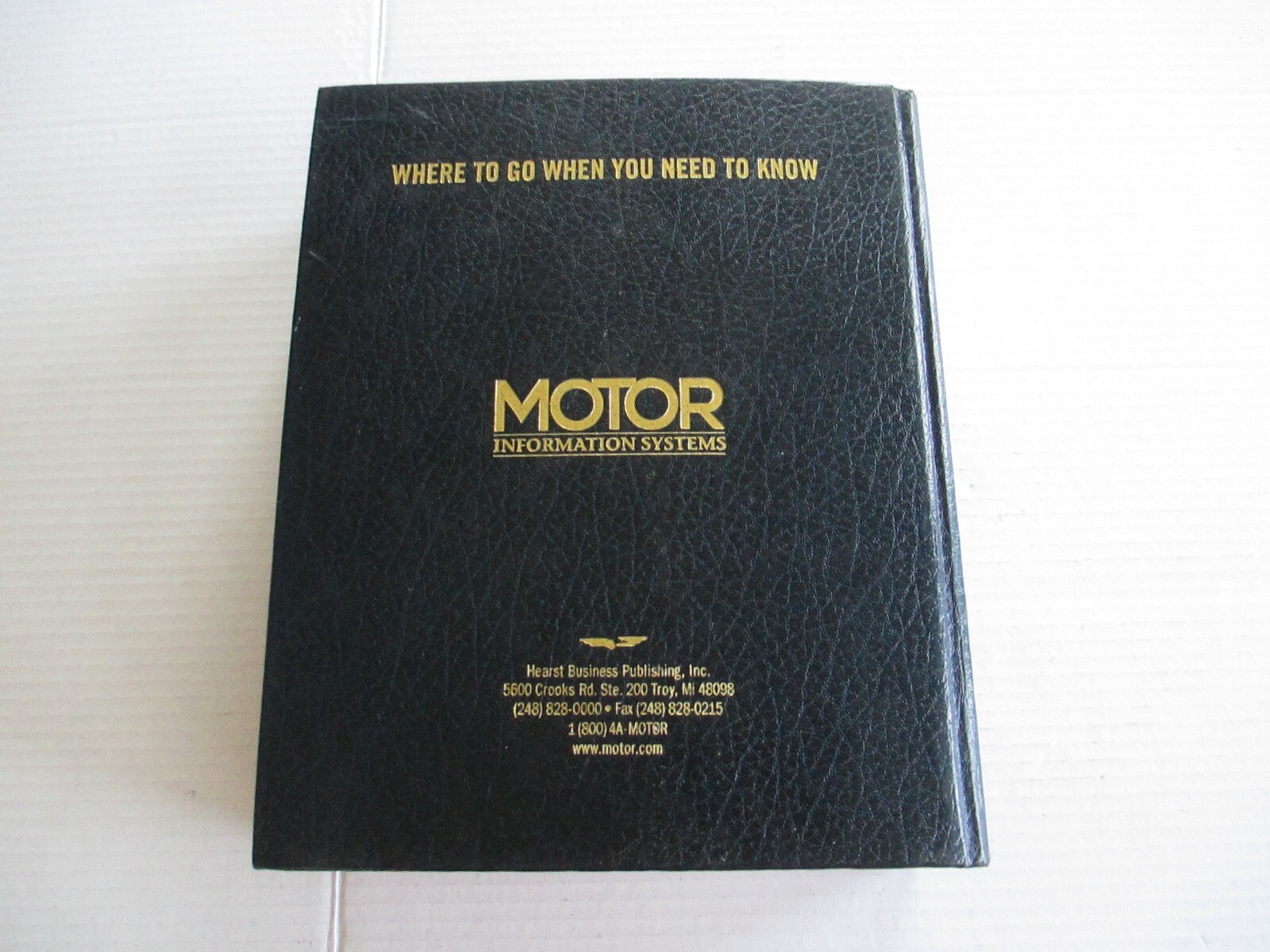 Motor Labor Guide Manual 1981-2001 Professional Service Trade Edition C74