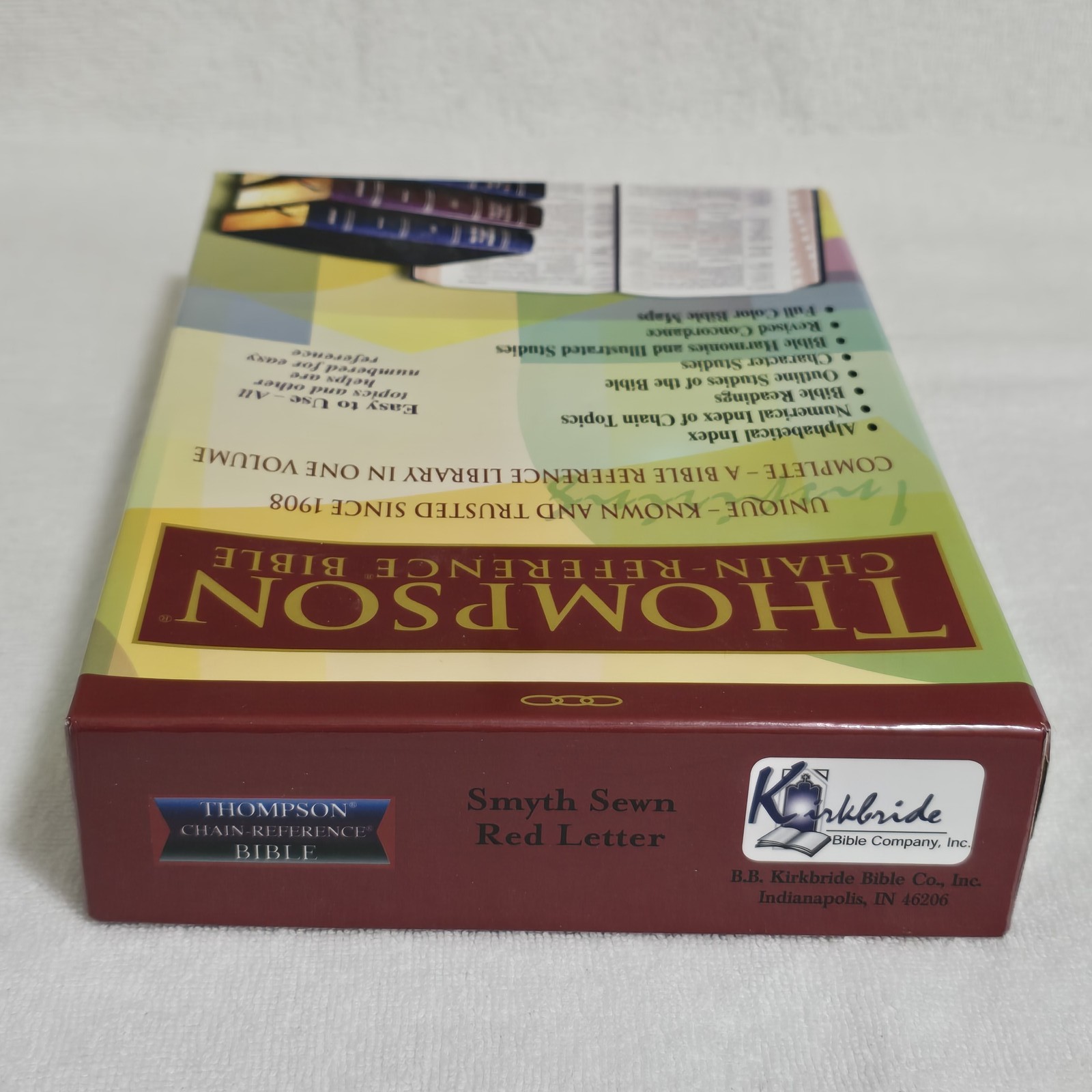 Thompson Chain Reference Bible KJV 5th Improved Ed 2014 Black Kirvella Kirkbride