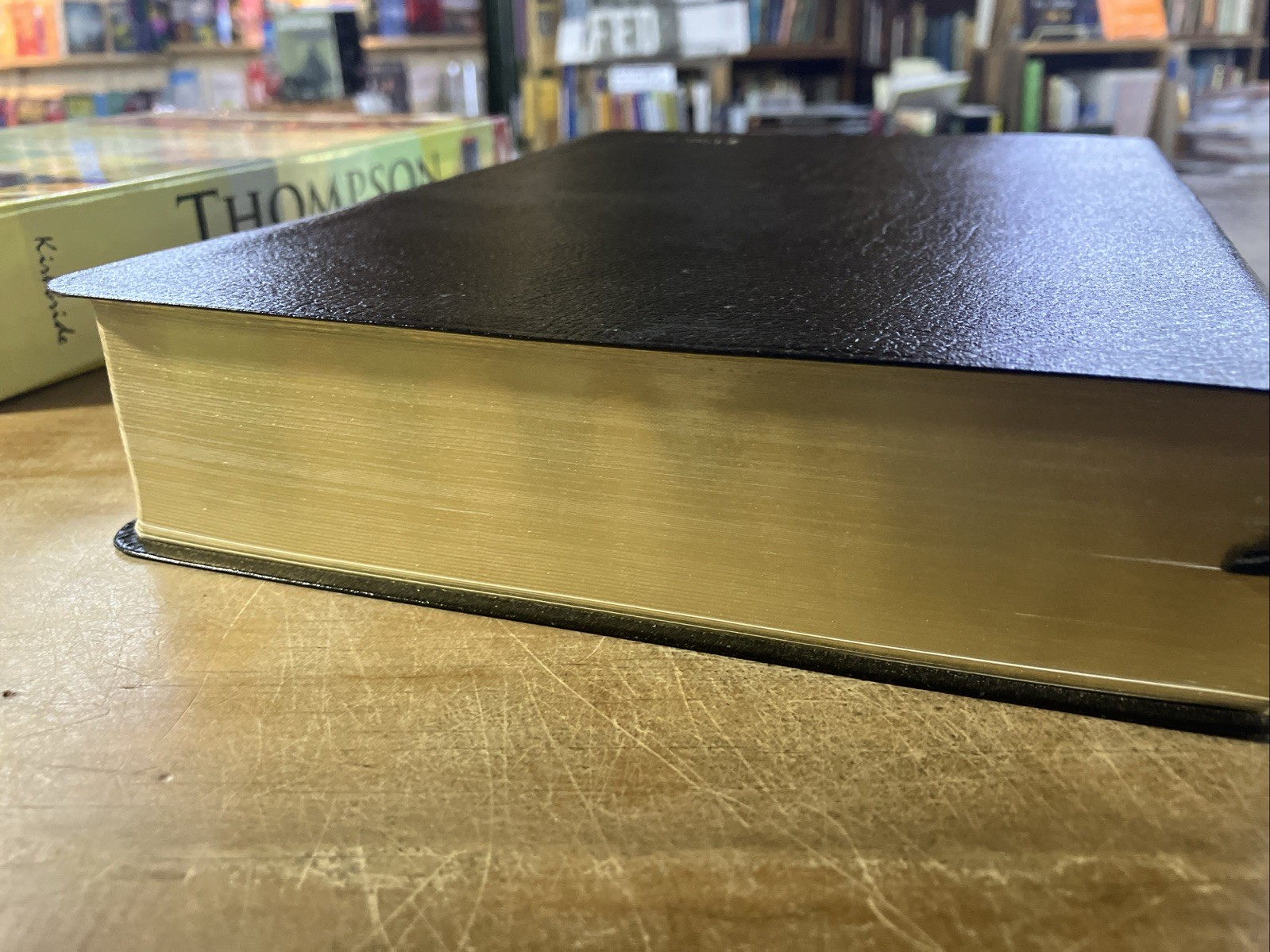 Kirkbride THOMPSON CHAIN REFERENCE Bible KJV Leather Large Print 1988 5th USA