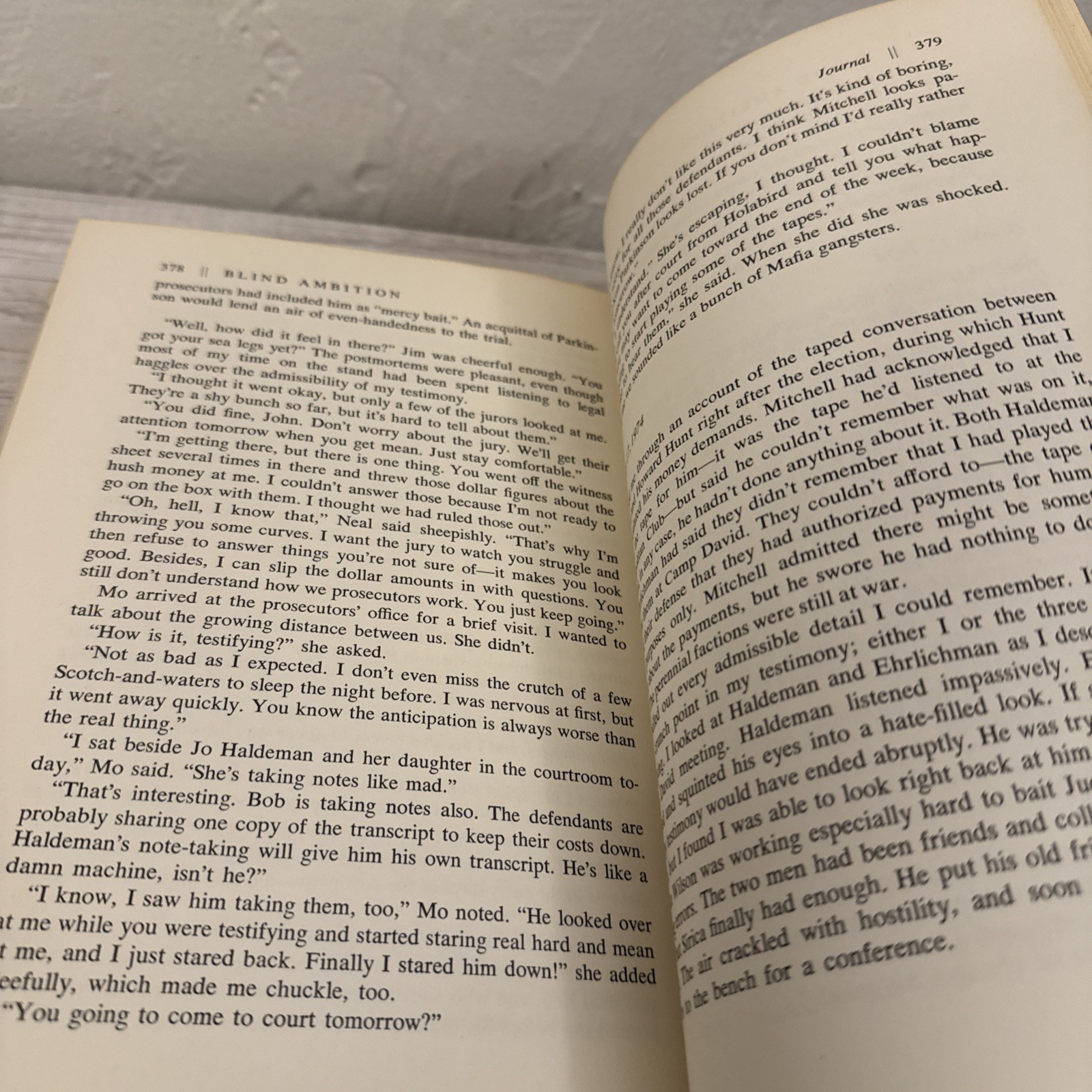 Vintsge book Blind Ambition: The White House Years by John Dean