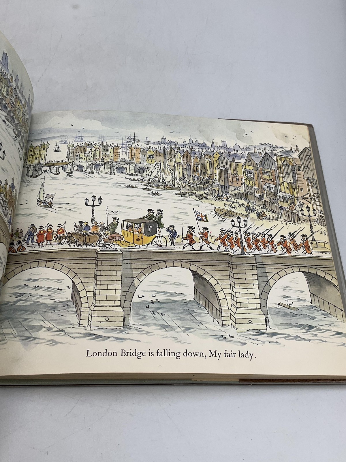 Vintage London Bridge Is Falling Down Peter Spier Doubleday Hardcover ExLibrary