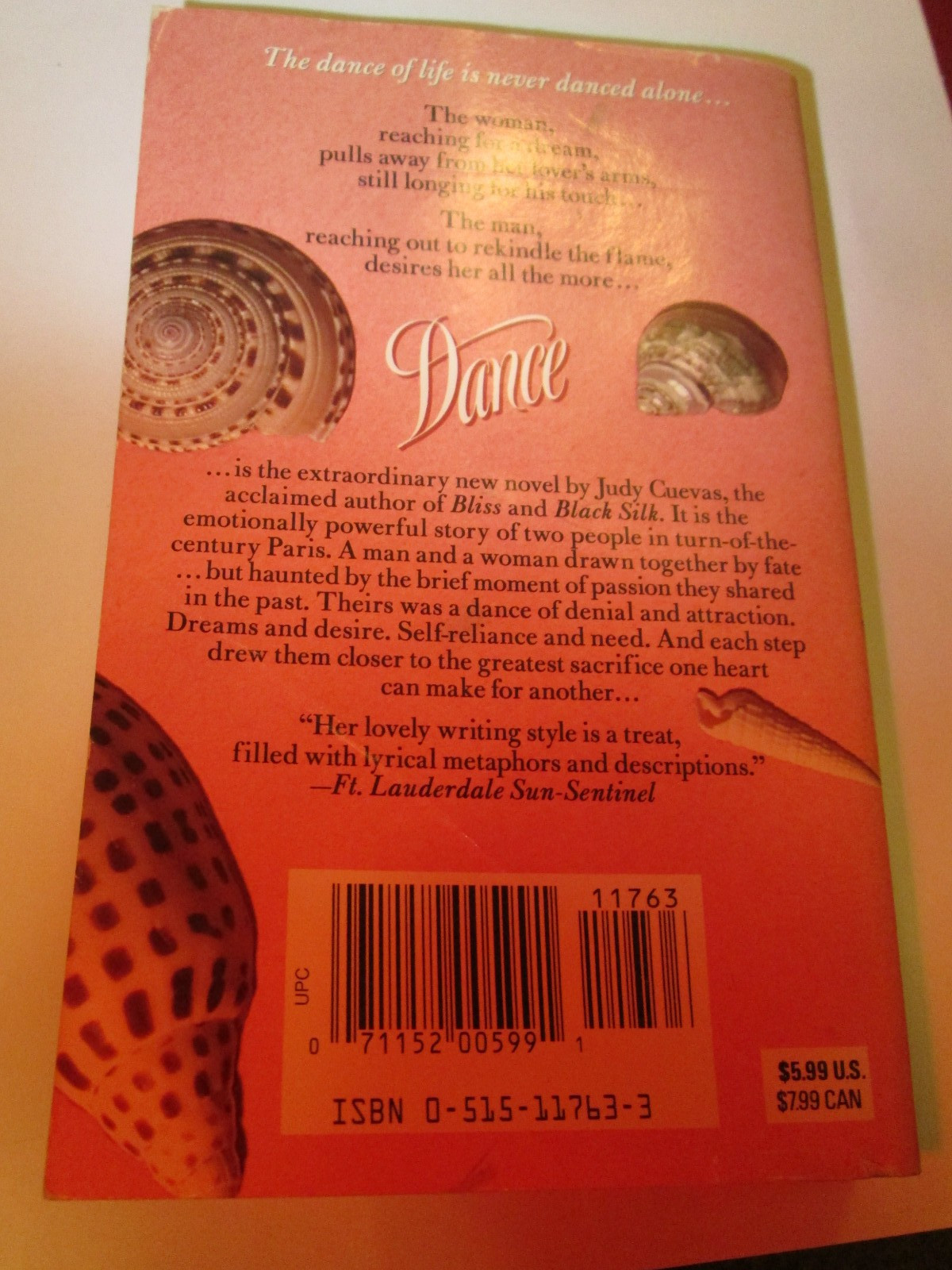 Judy Cuevas – Dance – 1996 -paperback- Rare -Out of Print -in like new condition